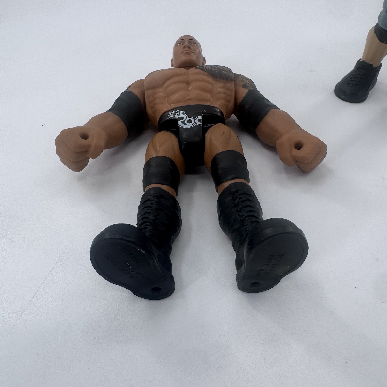 WWE John Cena & The Rock Bend ‘N Bash Action Figure Mattel 2021 Fast Shipping