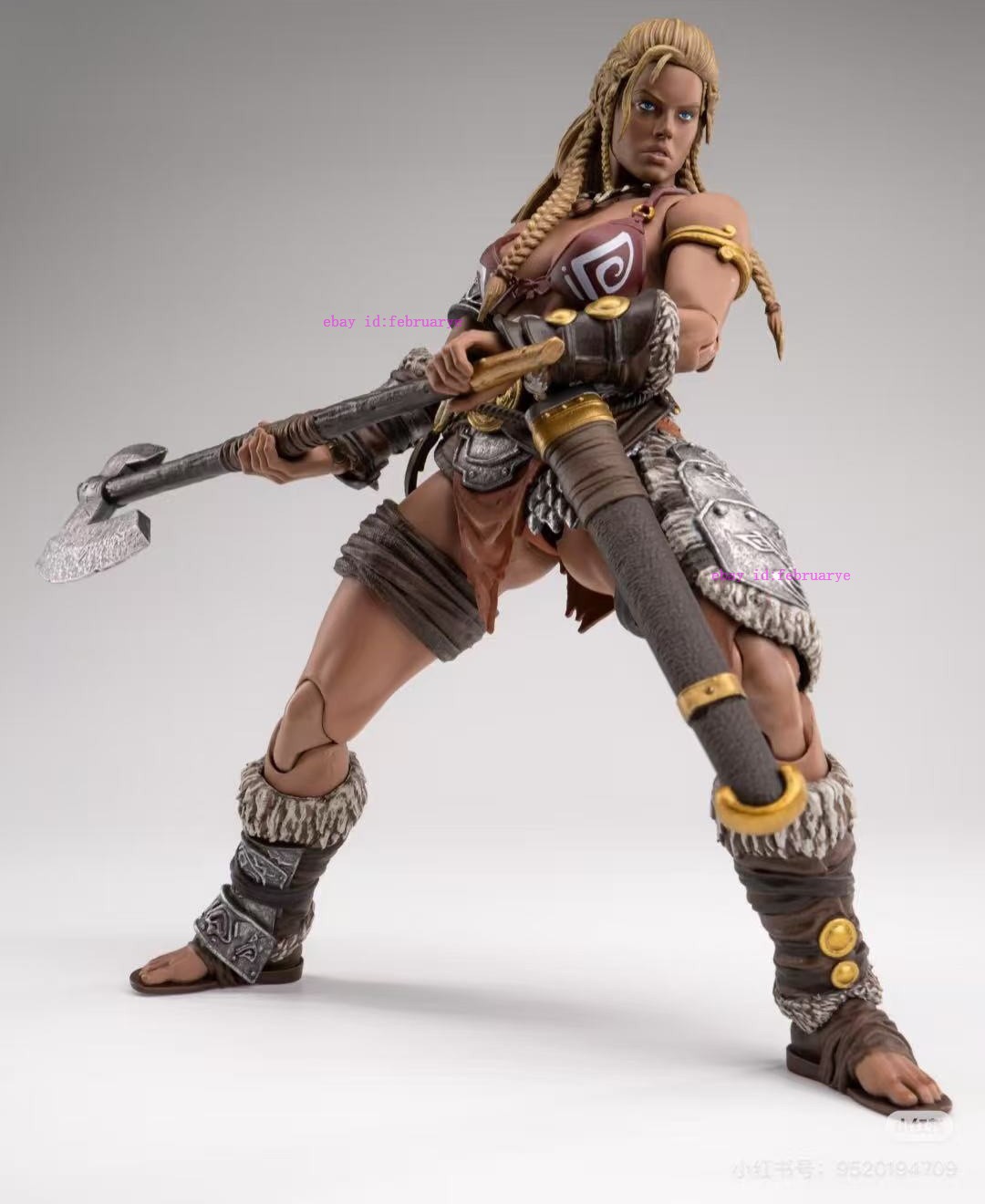 Xesray Studio 1/12 Fight for Glory Combatants Exclusive Gold Hildr Action Figure