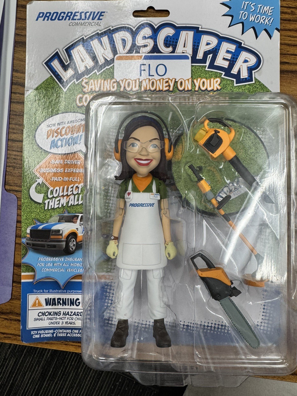 Progressive Landscaper Flo Action Figure