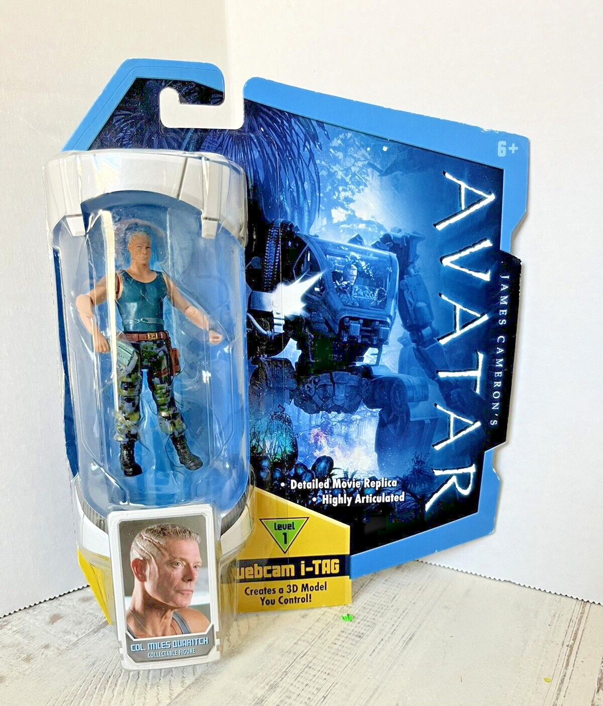 Mattel James Cameron&rsquo;s Avatar Col. Miles Quaritch Action Figure 2009 3.5&Prime;