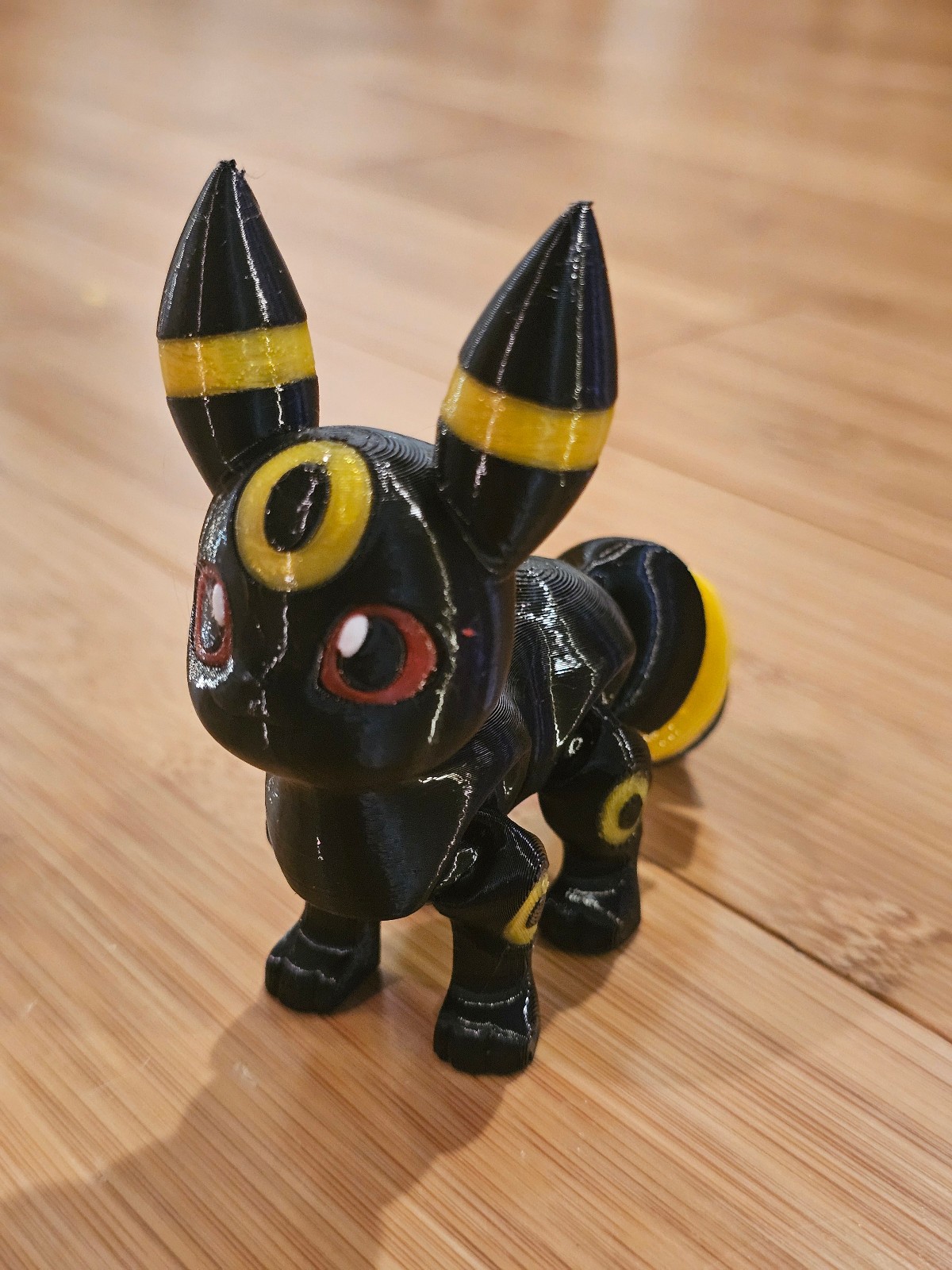 Flexi Articulated Eevee Evolution Pokemon Fidget Toy Flexible Eeveelutions