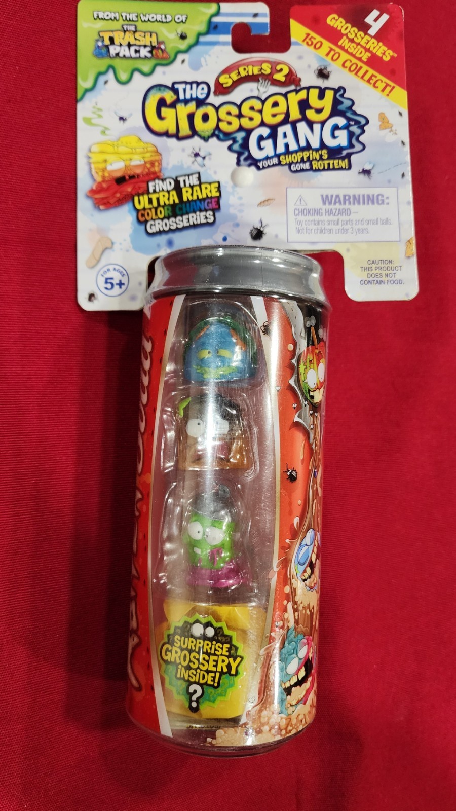 Moose Enterprise Grossery Gang Series 2 Action Figures w/ Storage Can & 4 Gross…