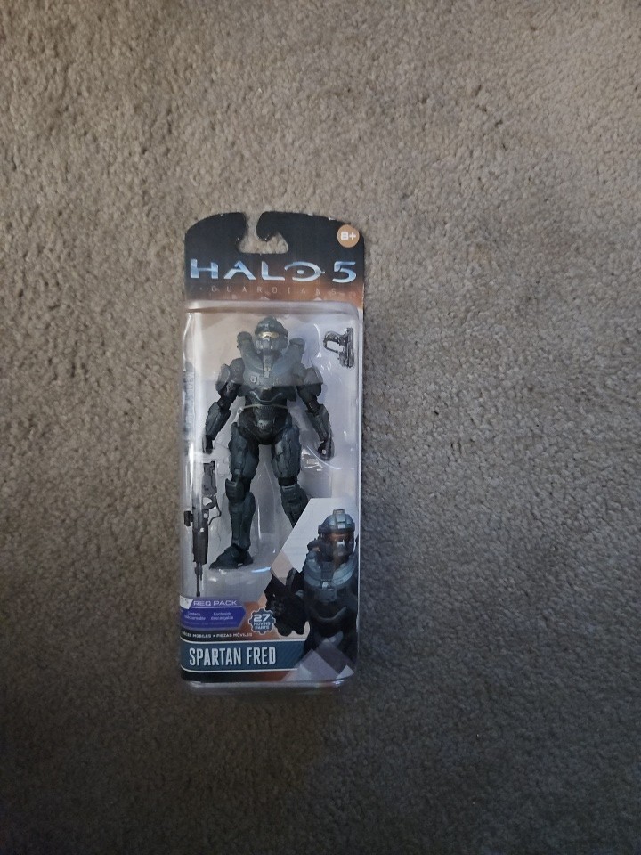 Halo 5 Guardians Spartan Fred McFarlane Toys MIB New Sealed Action Figure 2015