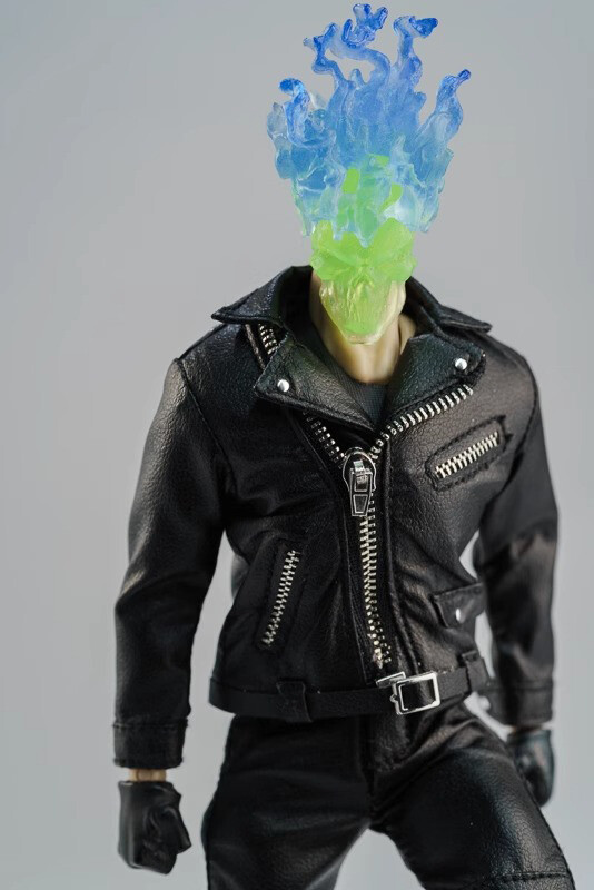 1/12 black Leather Jacket & pants set for 6&Prime; figure SHF Nota Mezco MixMax ❶USA❶