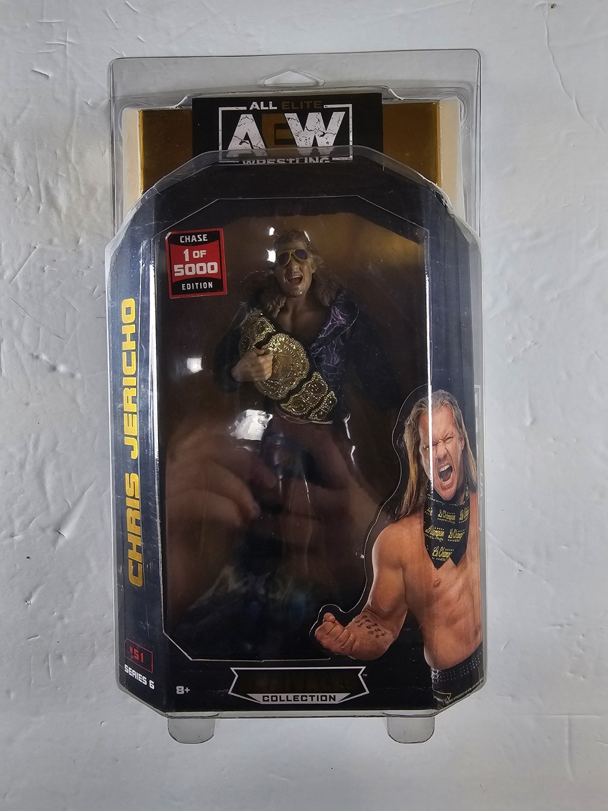 AEW Unrivaled Series 6 #56 Chase Chris Jericho 1 of 5000 With Protector