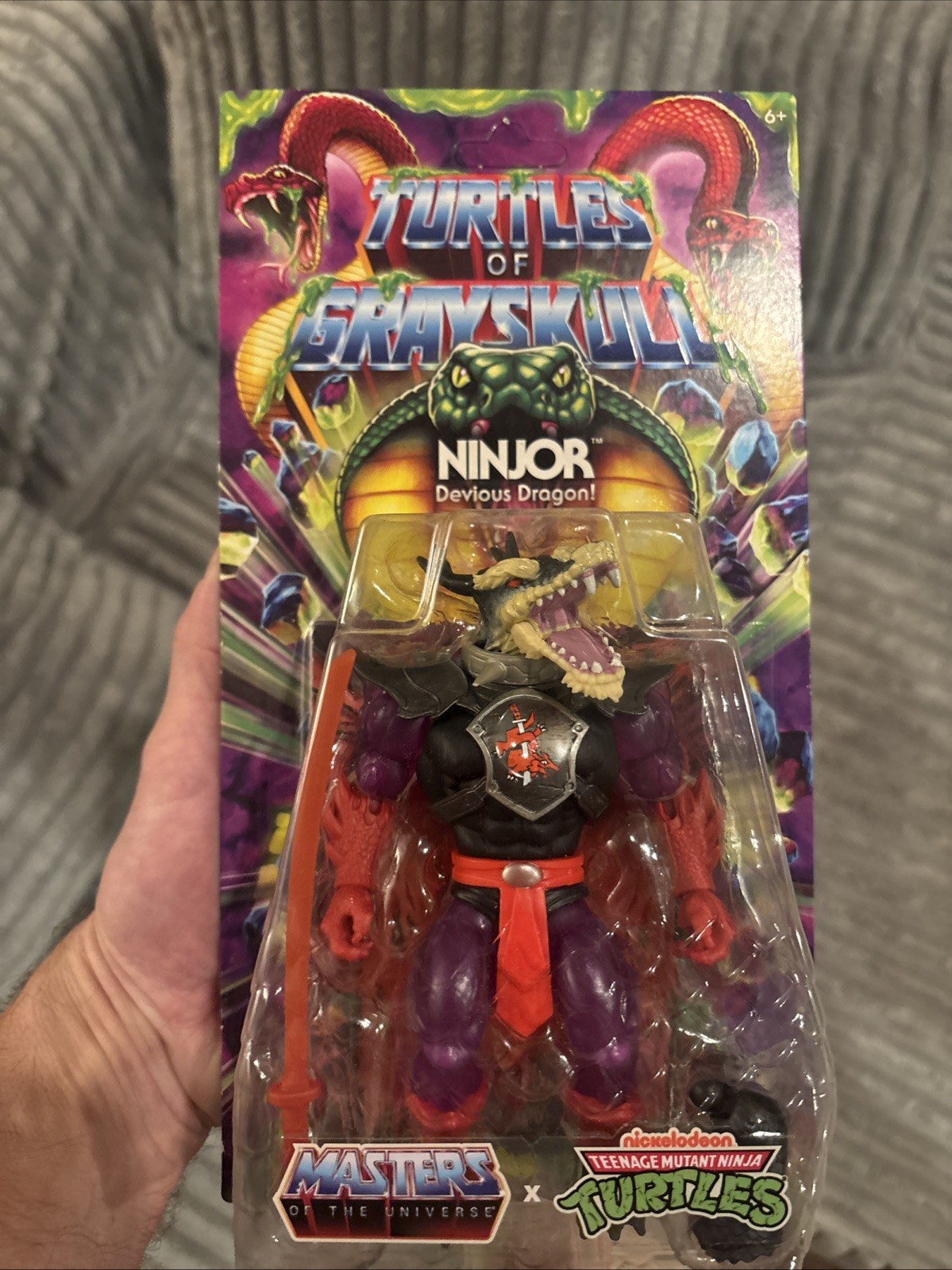 Turtles of Grayskull TMNT x MOTU Origins NINJOR 6” Action Figure