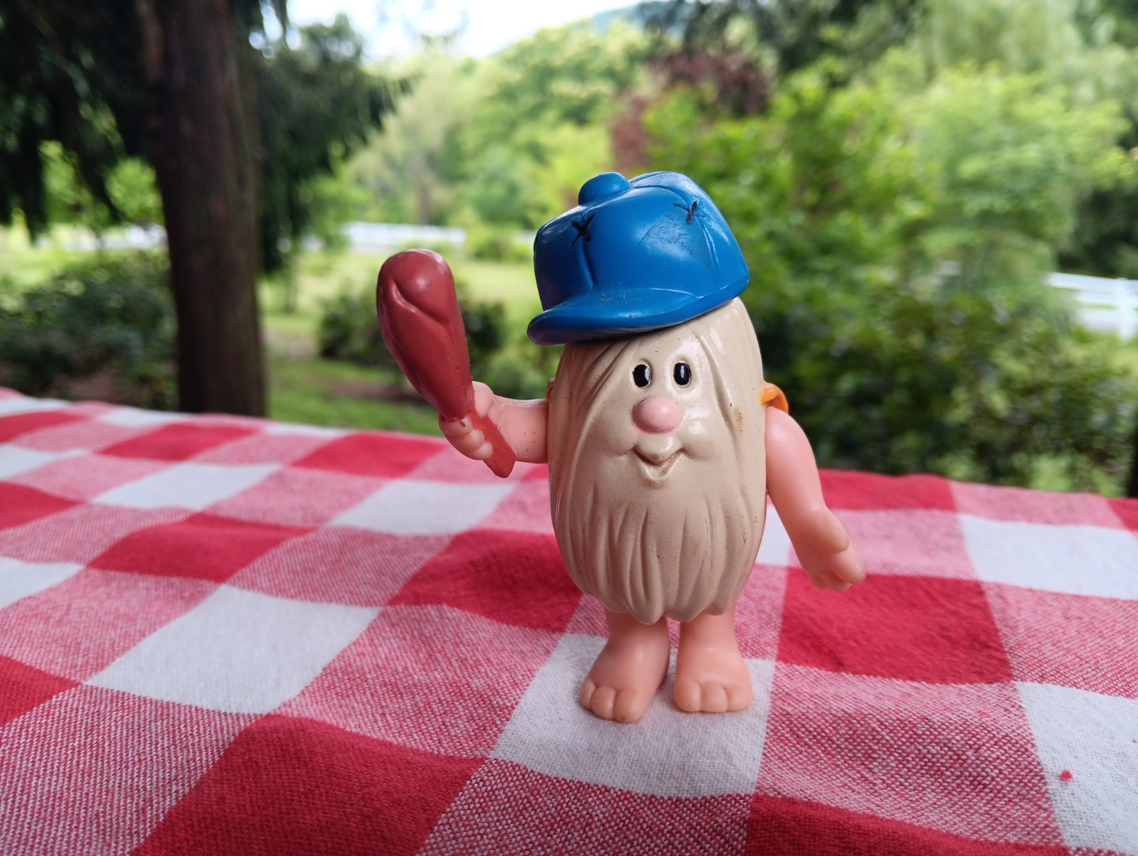 RARE VINTAGE 1986 COLECO HANNAH BARBERA FLINTSTONE KIDS CAVEY JR CAPTAIN CAVEMAN