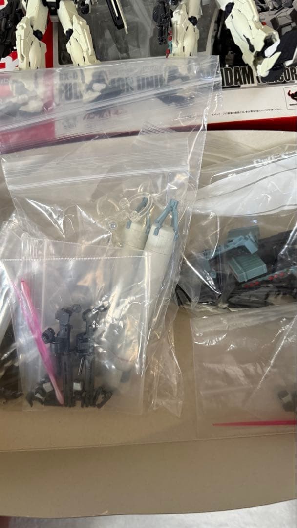 Robot Spirits RX-0 Full Armor Unicorn Gundam and Normal Unicorn Set Used Japan