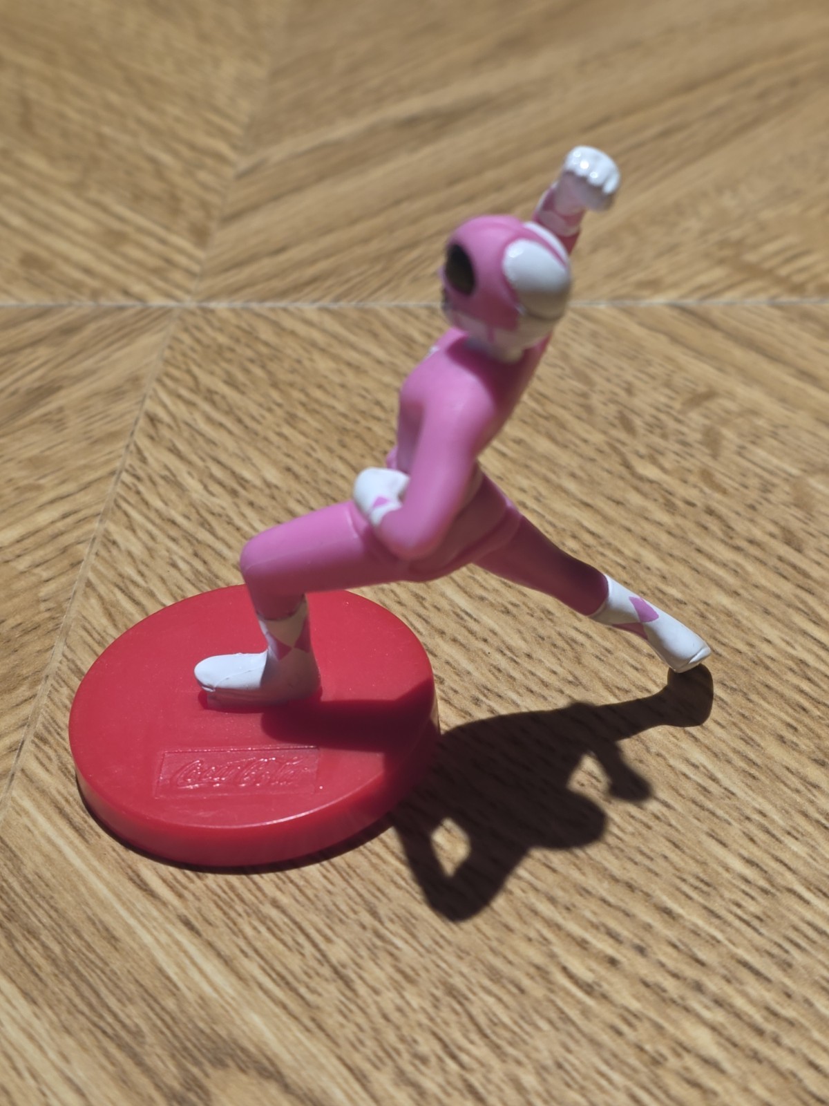 RARE Mighty Morphin Power Rangers The Movie Coca Cola MEXICO Pink Ranger Figure