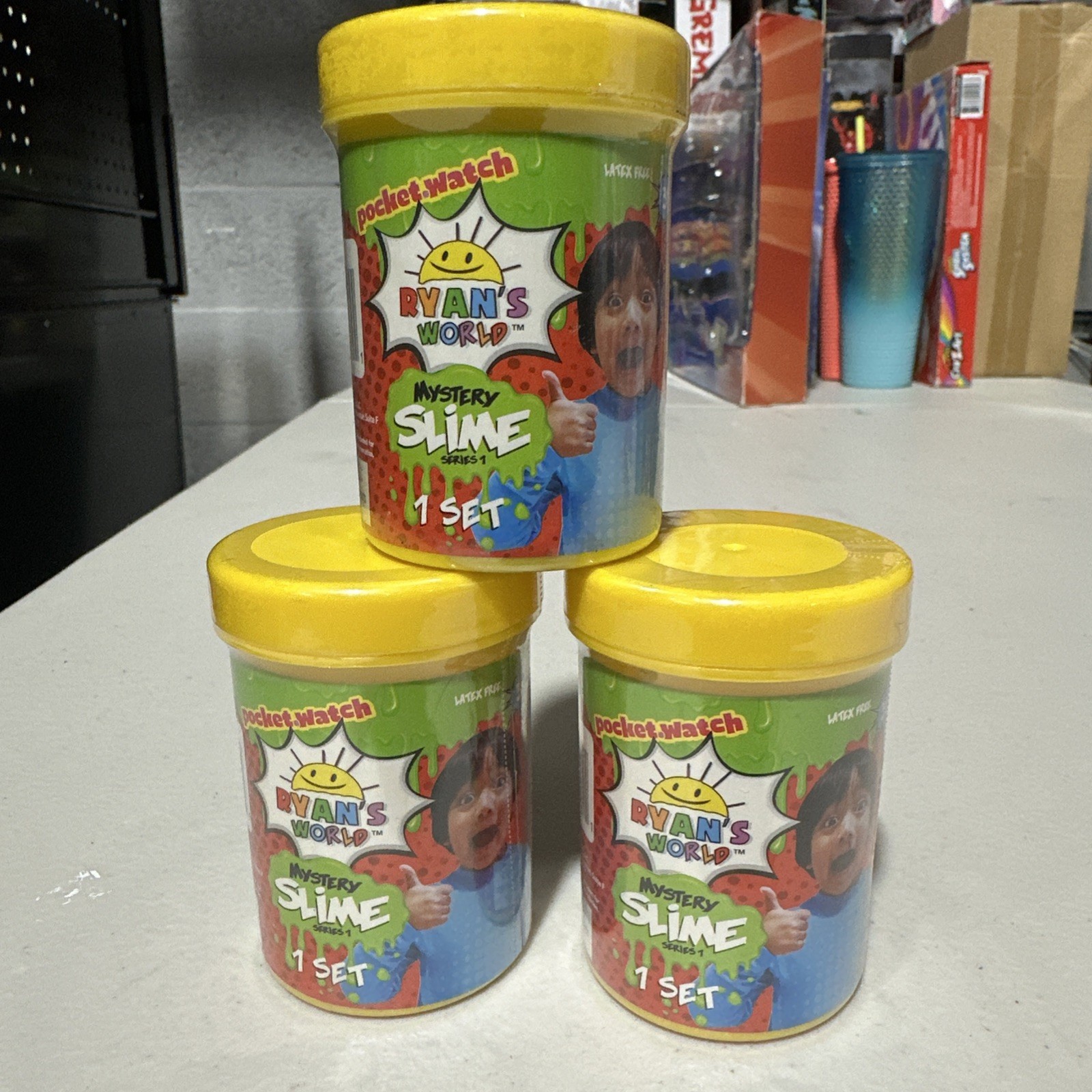 Mystery slime Ryan’s World- Set Of 3