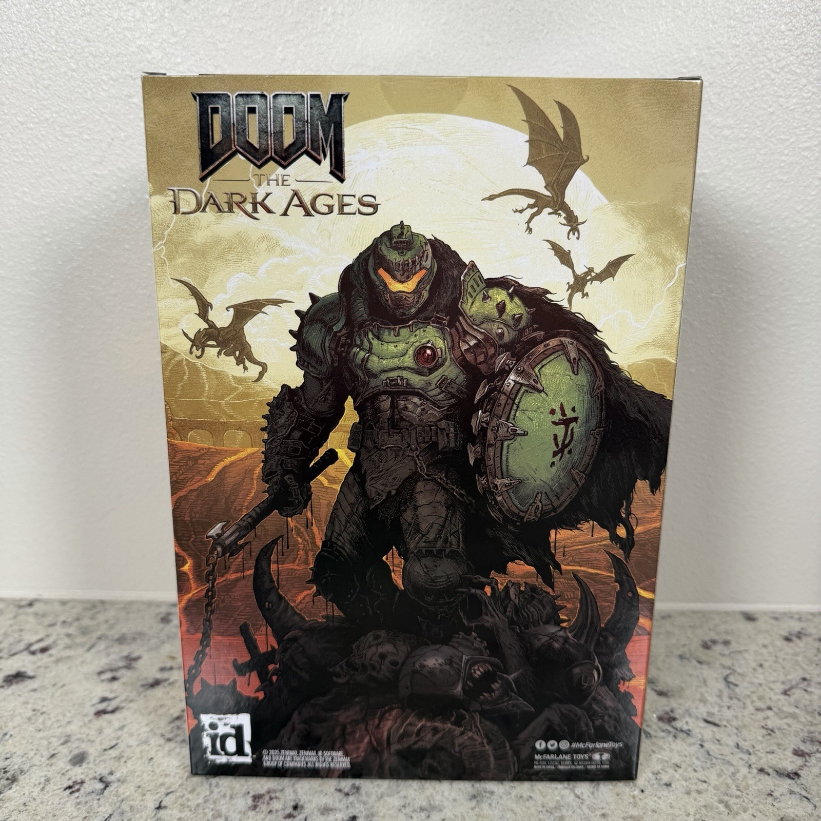 McFarlane Doom Slayer DOOM The Dark Ages Elite Edition Doom Action Figure New