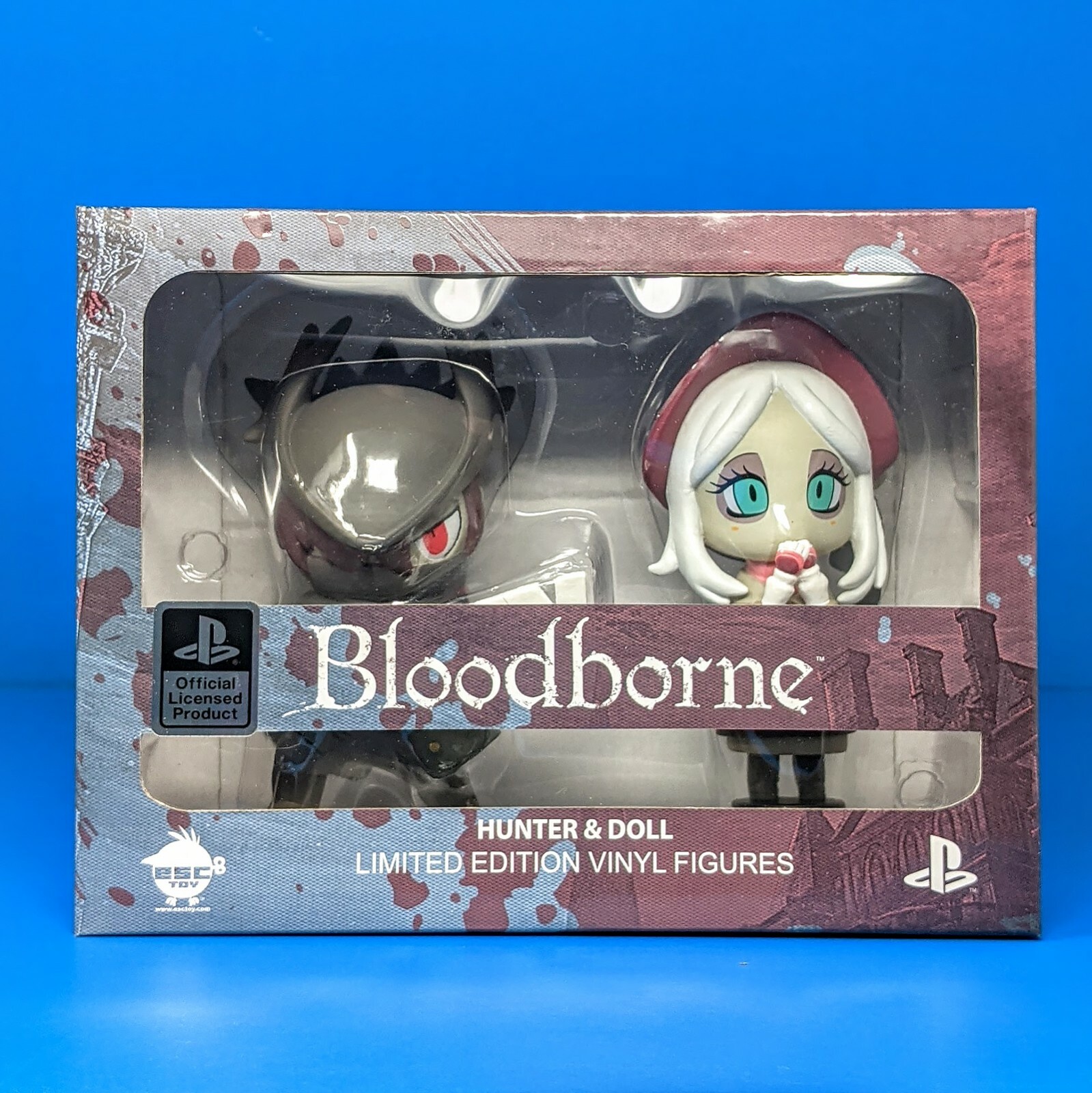 Bloodborne Hunter and Doll Vinyl Figure Statue Set Sony PS4 Officially Licensed