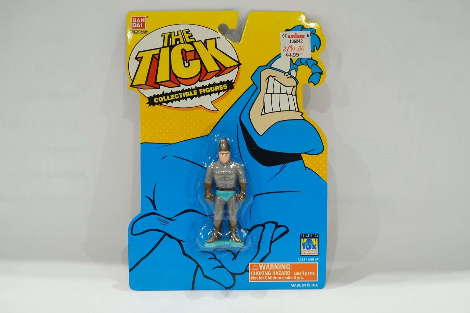 Bandai 1994 The Tick Collectible Human Bullet Action Figure BRAND NEW RARE d2