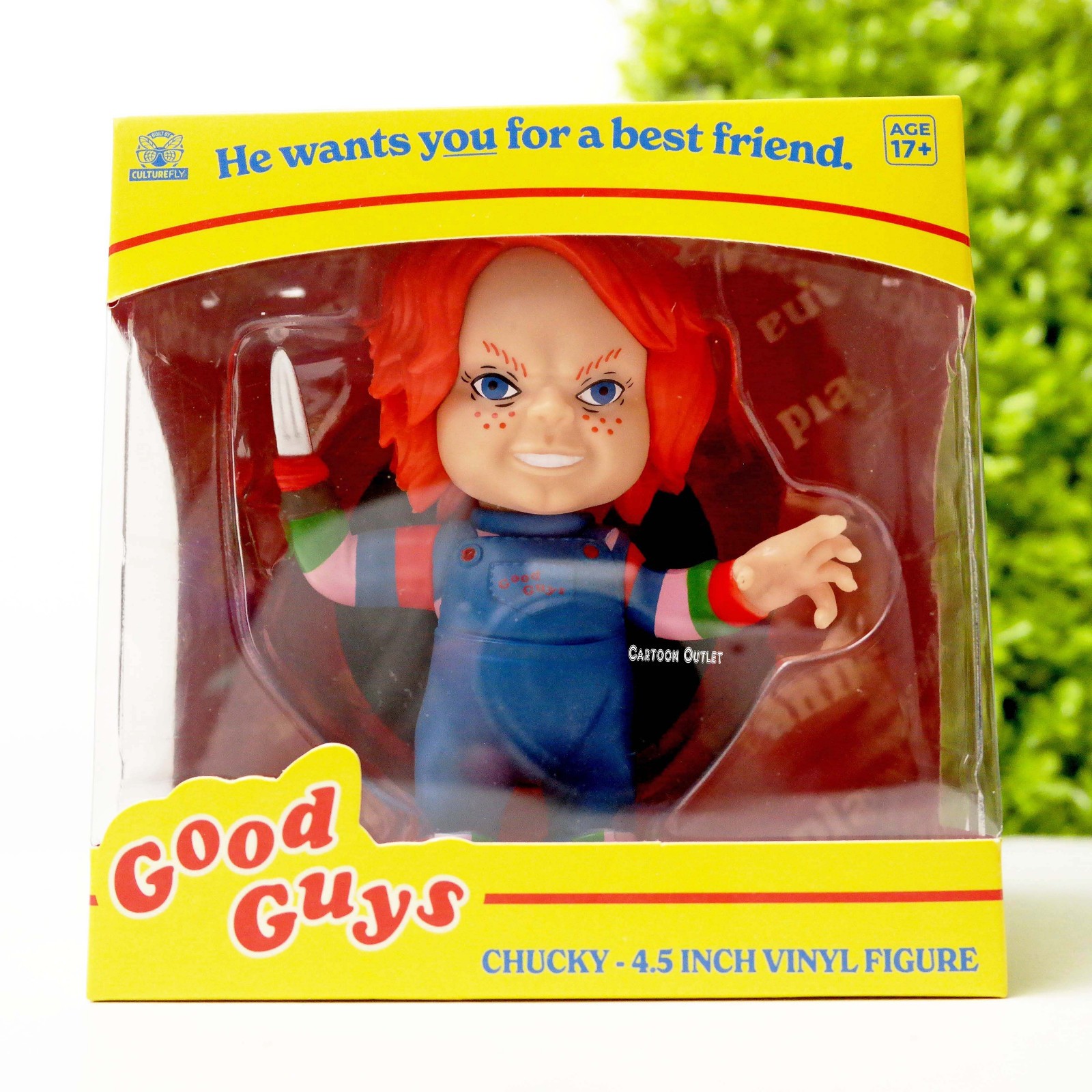 Good Guys Chucky 4.5&Prime; Vinyl Figure Child Plays Horror Collectible Trending