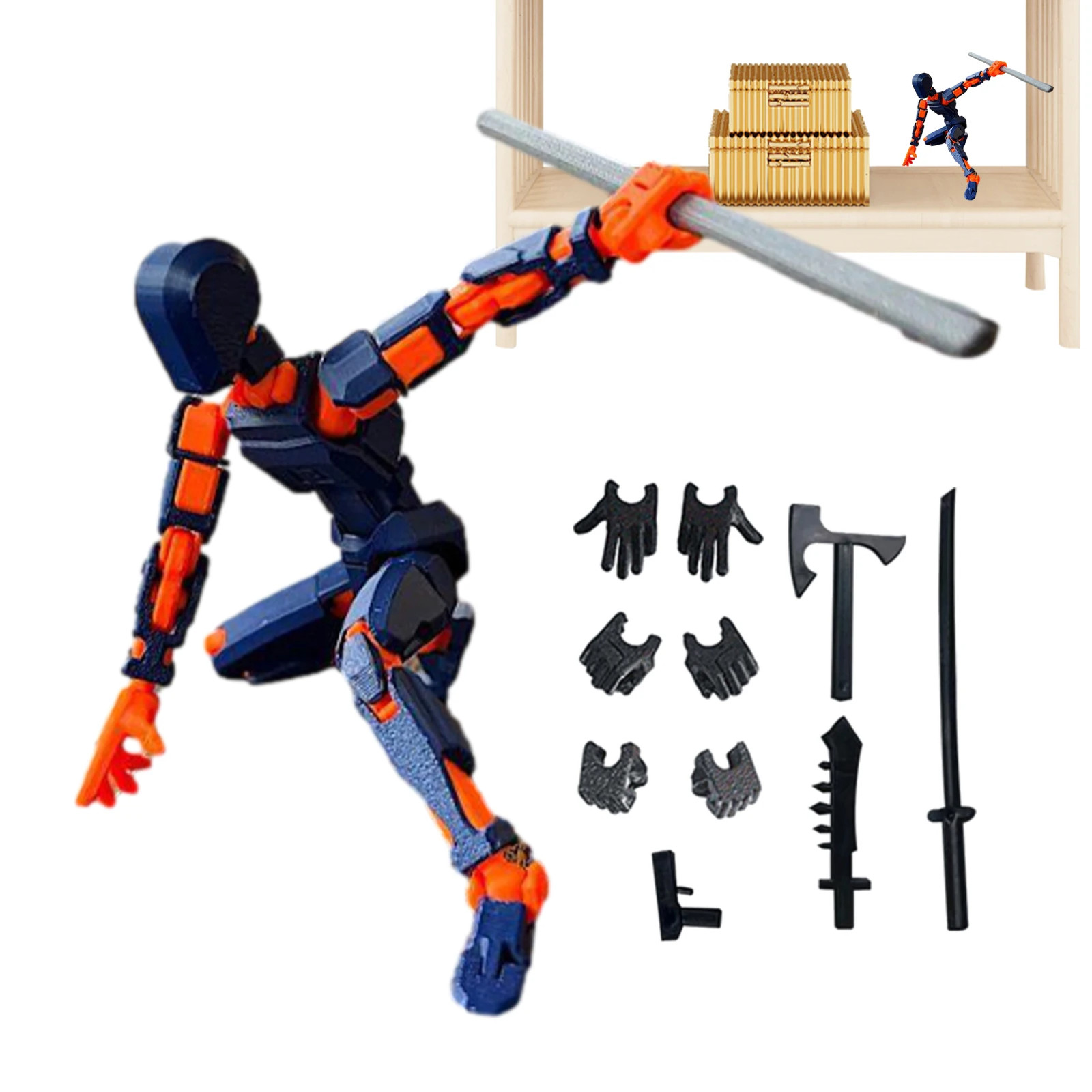 3D Printed Multi-Jointed Shapeshift Robot 2.0 – Movable Mannequin Dummy 13