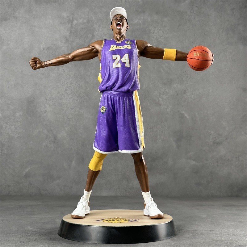 Kobe Bryant Action Figure Lakers Legend Memorial Statue – 12&Prime; Basketball Model