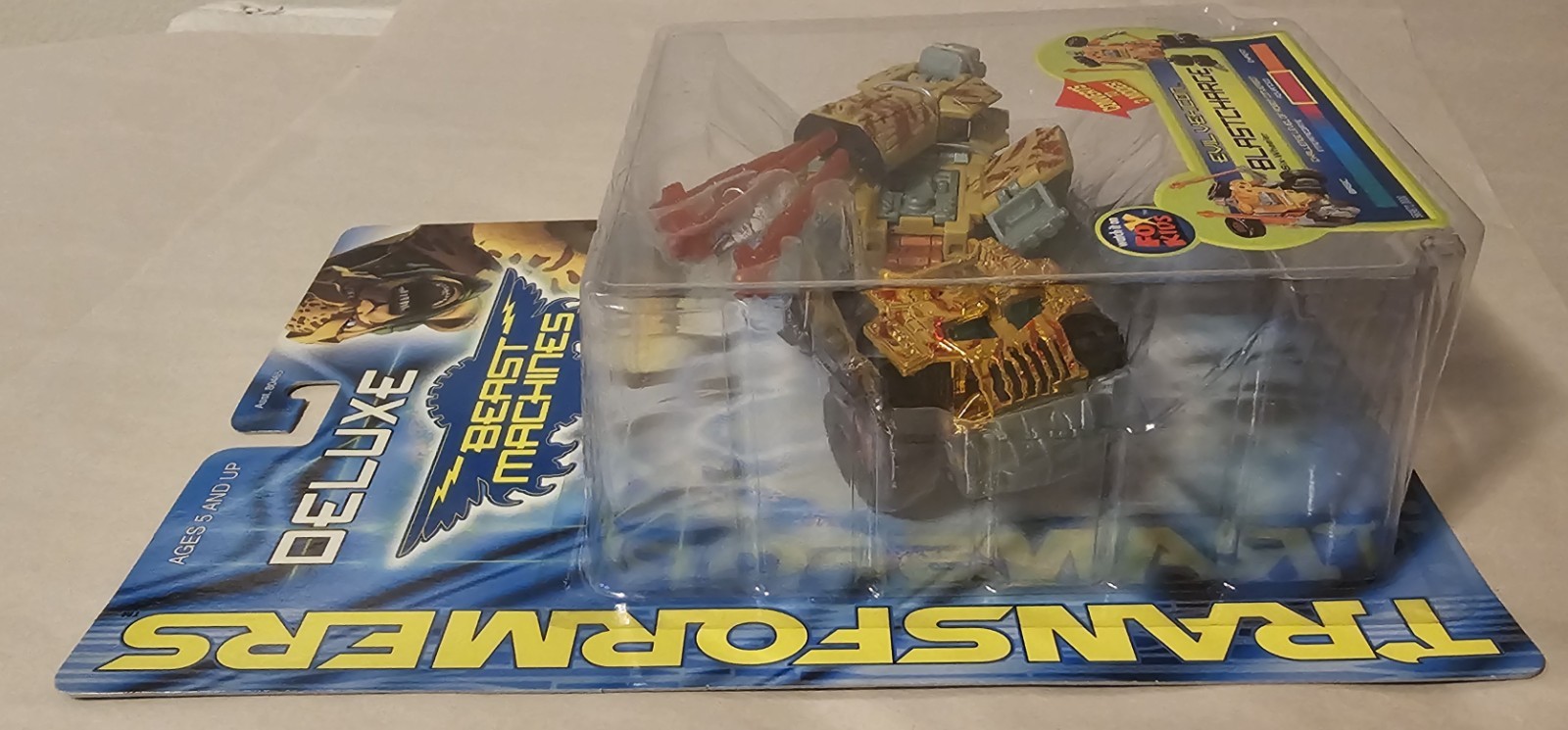 Transformers Beast Machines Deluxe Blastcharge Six-Wheeler Evil Vehicon-Unopened