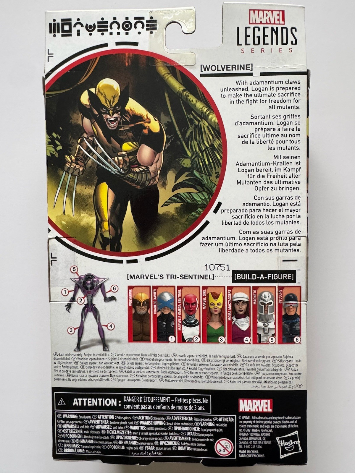 Hasbro Marvel Legends Series Wolverine Action Figure Build-A-Figure House of X