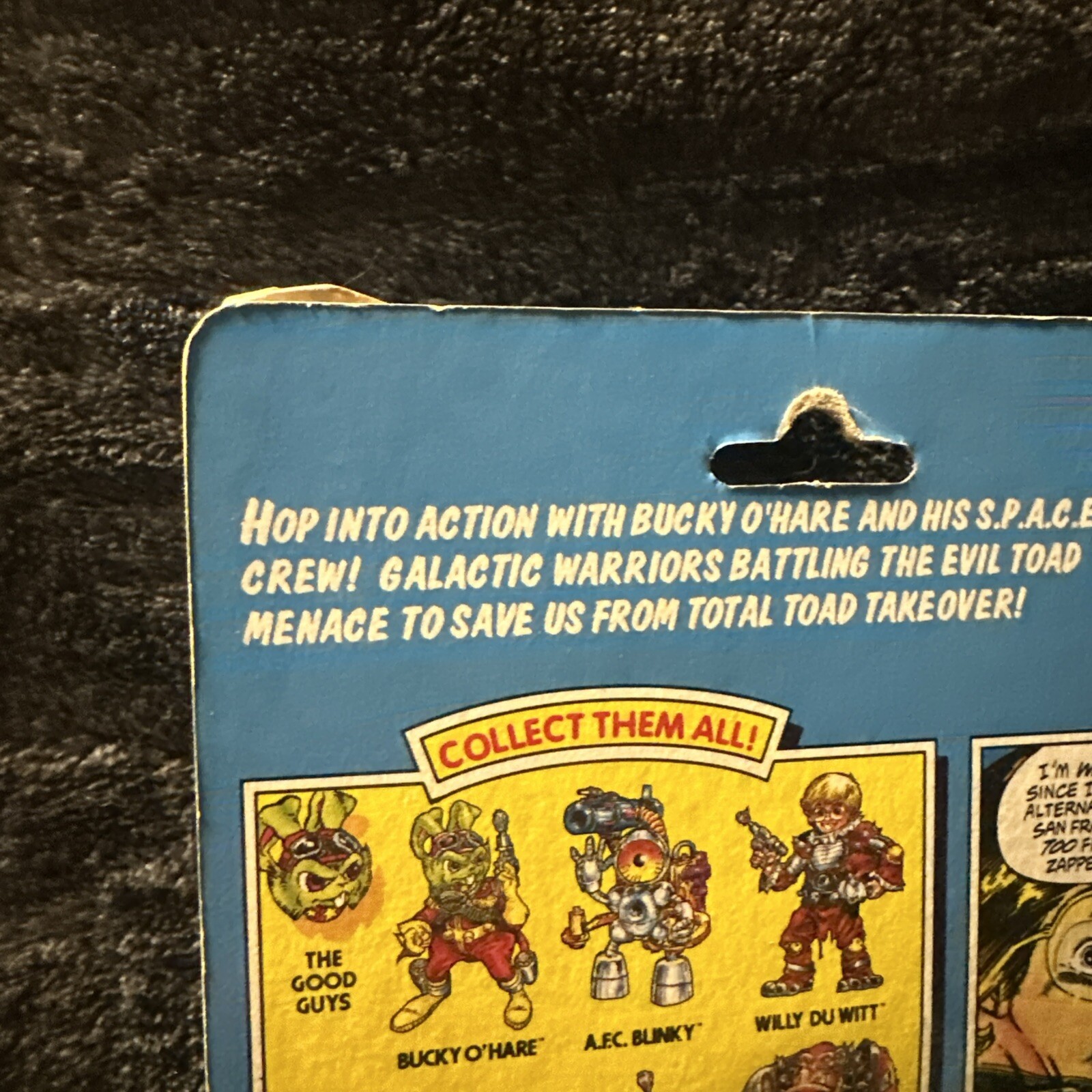 1990 HASBRO BUCKY O&rsquo;HARE TOADBORG #6 FIGURE COPPER/BRONZE LEG VERSION NEW SEALED