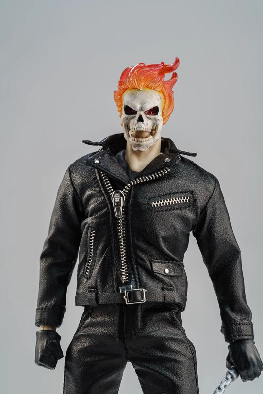 1/12 black Leather Jacket & pants set for 6&Prime; figure SHF Nota Mezco MixMax ❶USA❶