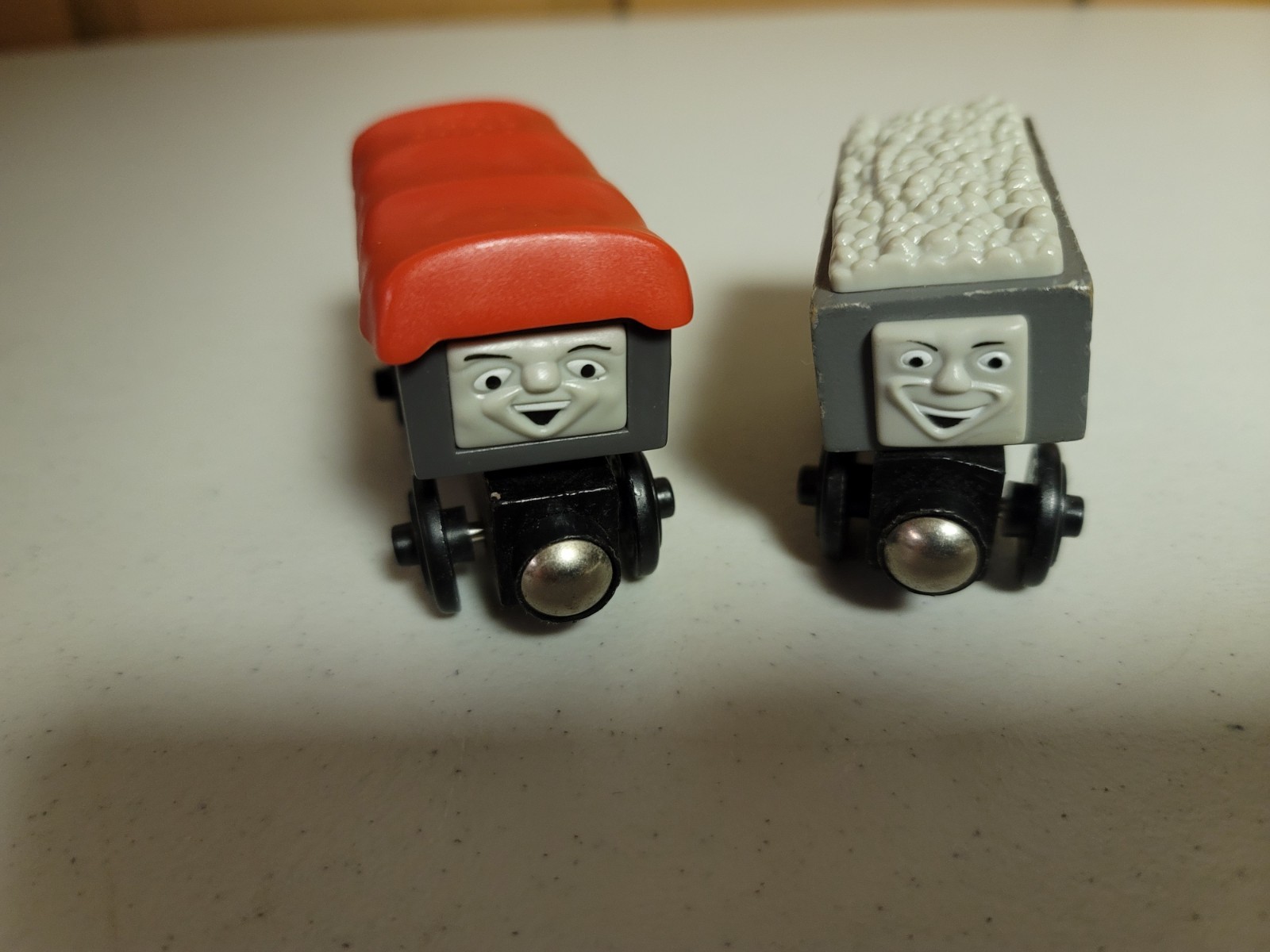 Thomas Wooden Railway Giggling Troublesome Trucks Good Condition