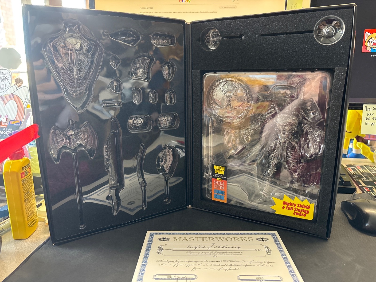 MEDIEVAL SPAWN (Artist Prototype) McFarlane Toys Kickstarter 2024 BAC