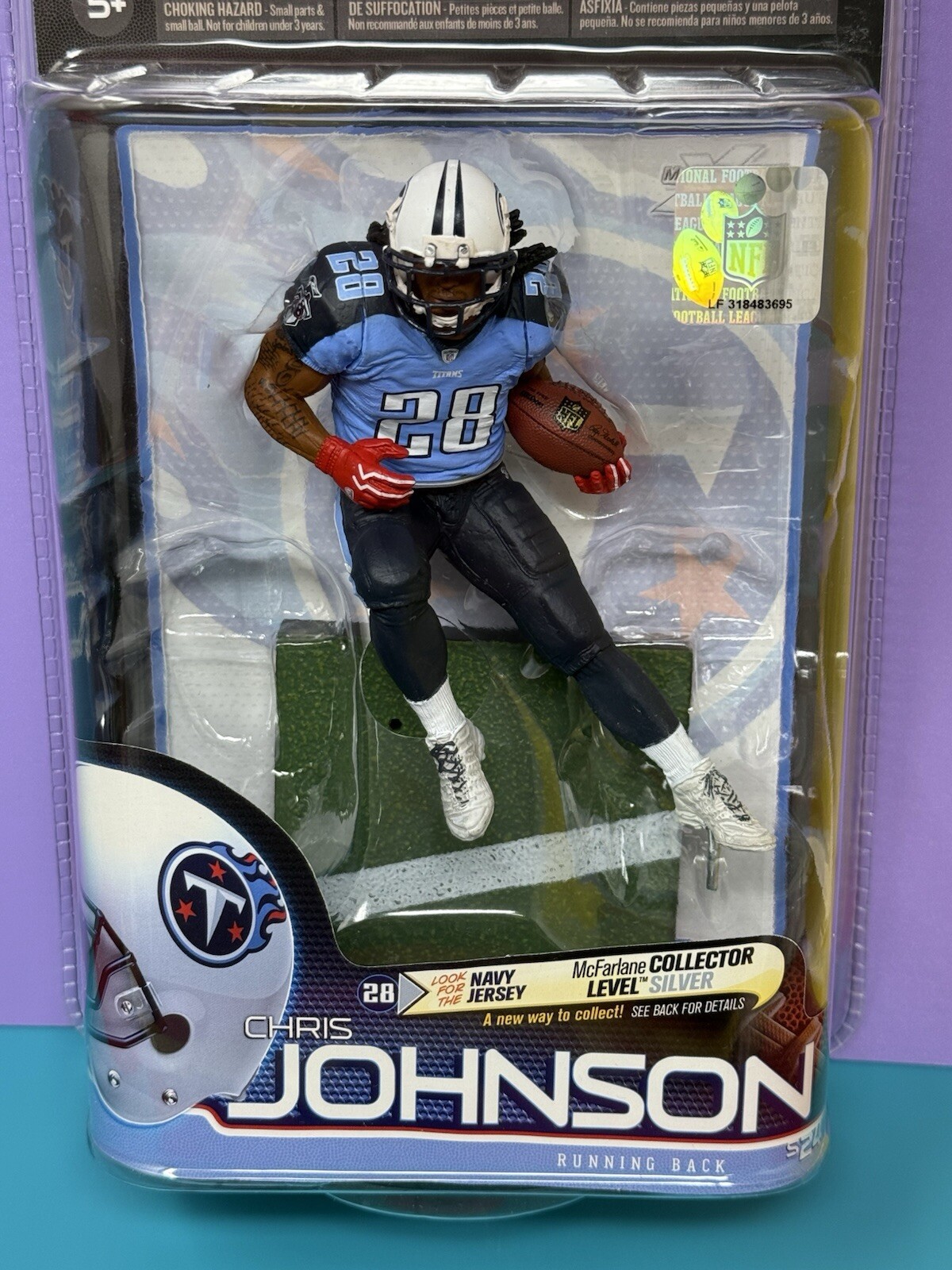 Chris Johnson McFarlane NFL Series 24 Tennessee Titans Figure NEW 2010