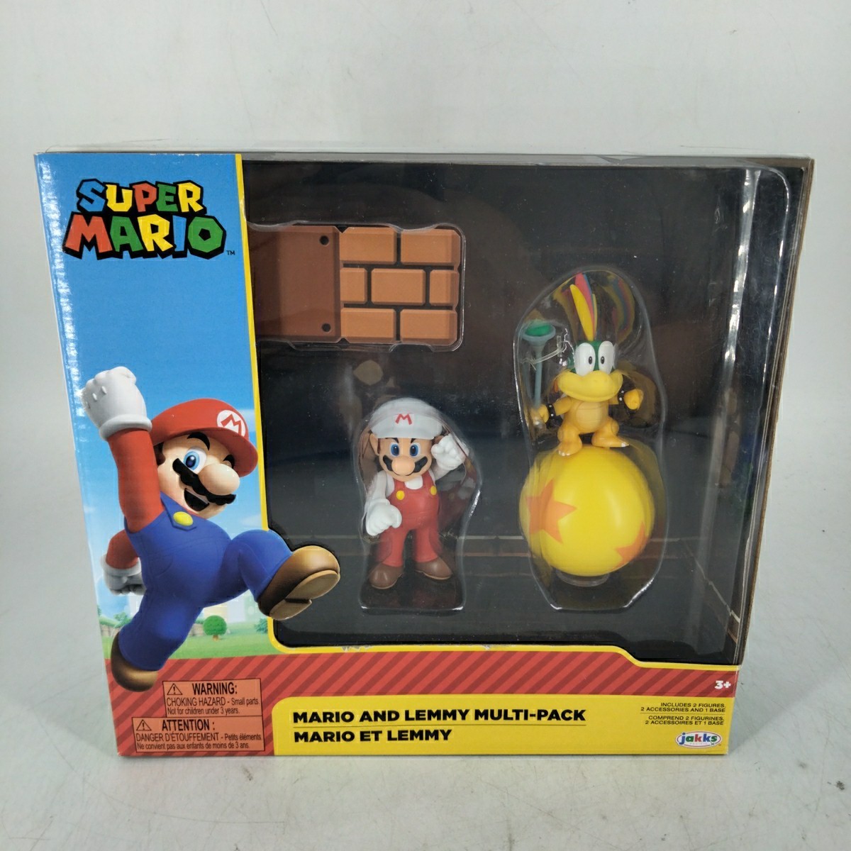 Super Mario & Lemmy on Ball Action Figure Multi-Pack NEW NIB 2020 Jakks Nintendo