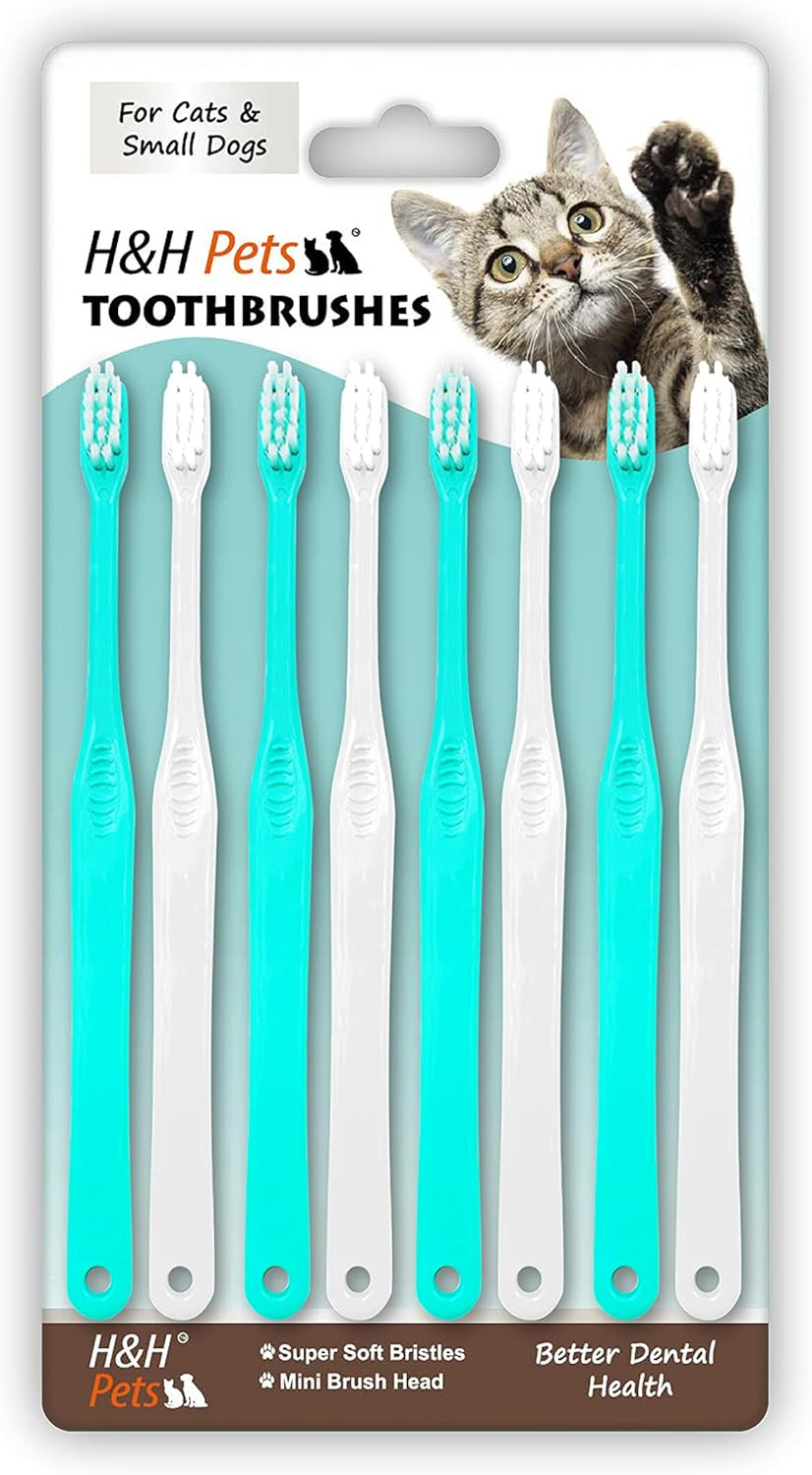Toothbrush for Small Dogs & Cats – Soft and Extra Small Toothbrush Designed for