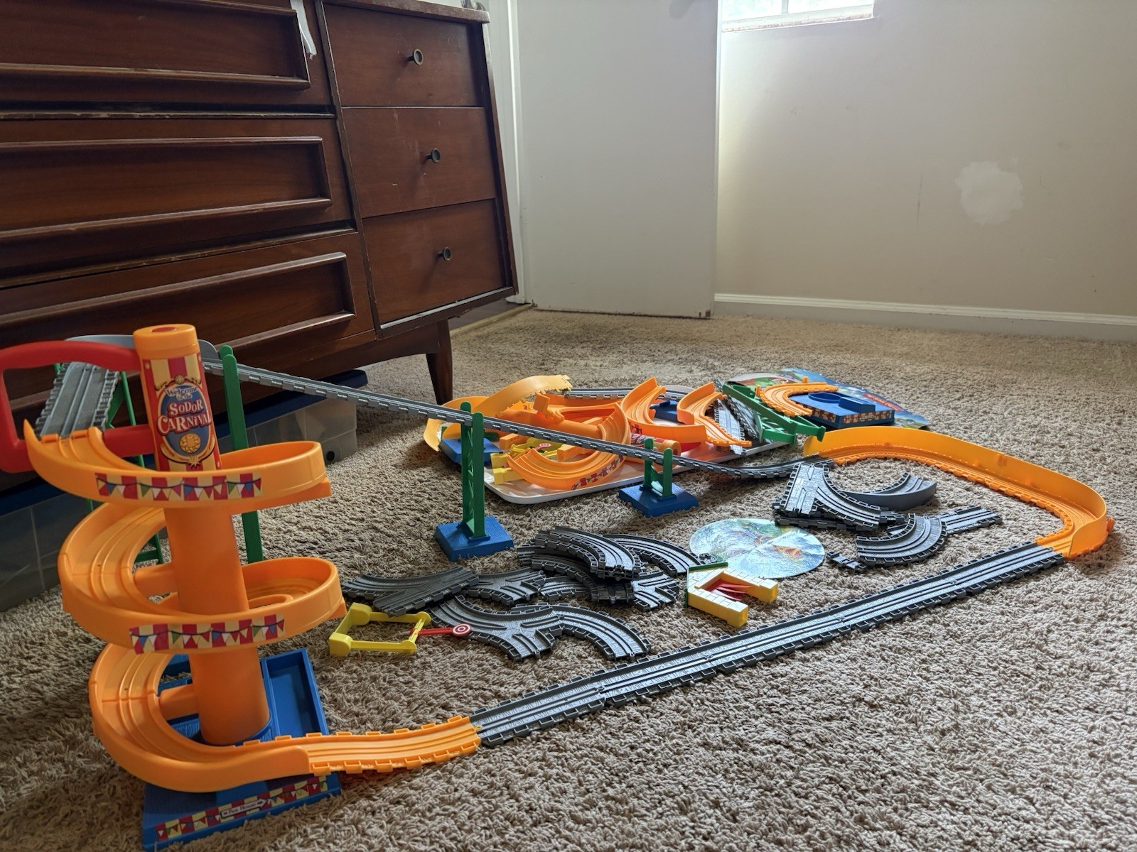 Thomas Tank & Friends Engine Take Along Sodor Carnival- 2 Incomplete Track Sets