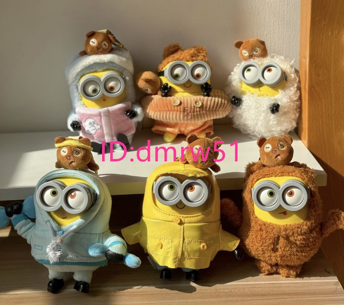 Authentic 52Toys Minions Bob & Tim Confirmed Blind Box Vinyl plush Cute Toy Gift