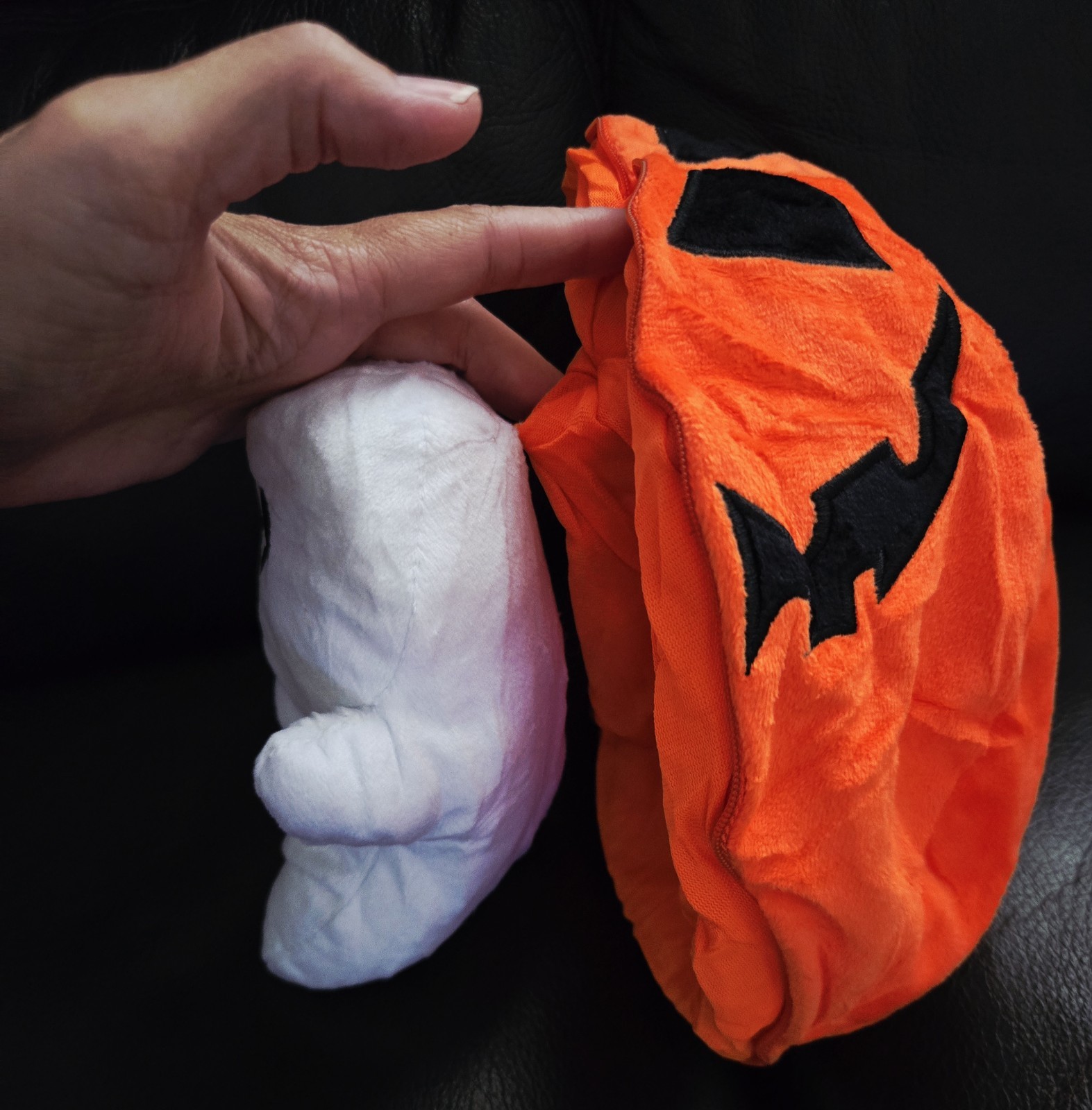 Cute Ghost Halloween Pumpkin Reversable Plush Toy For Children Or All Ages