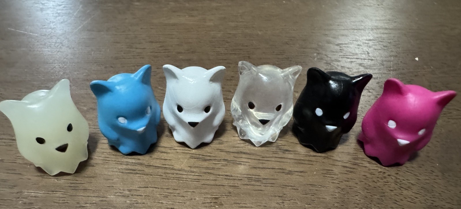 Luke Chueh Mini Ghost Bear Set Of 6 Ghostbear