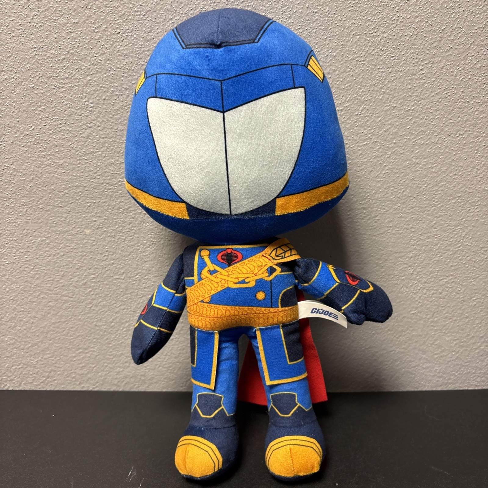 G.I. Joe Cobra Commander Plush Figure Toy Factory Hasbro 13&Prime; Tall