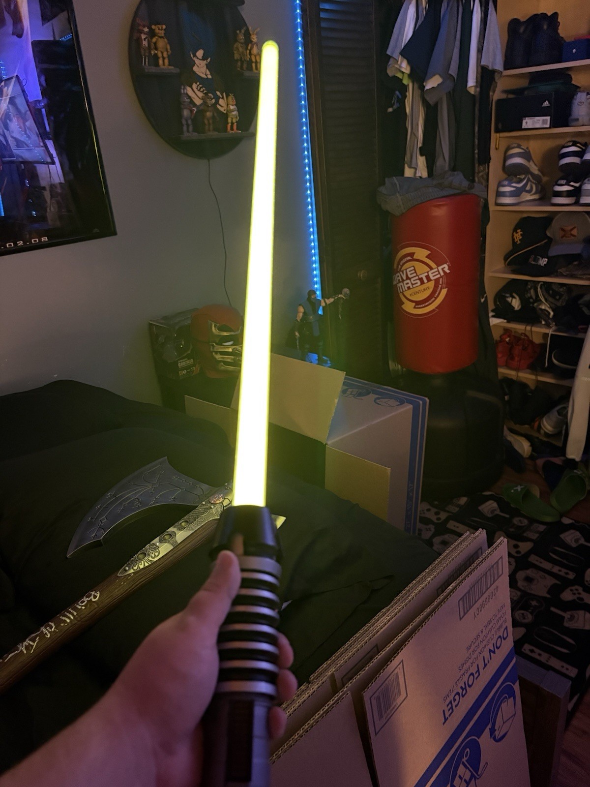 Disney Galaxy Edge Lightsaber (multicolor) Blue, Yellow, Red, And Green Crystal.