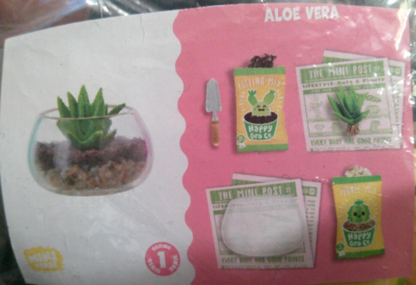 NEW MGA miniverse make it mini lifestyle ALOE VERA SUCCULENT HARD TO FIND