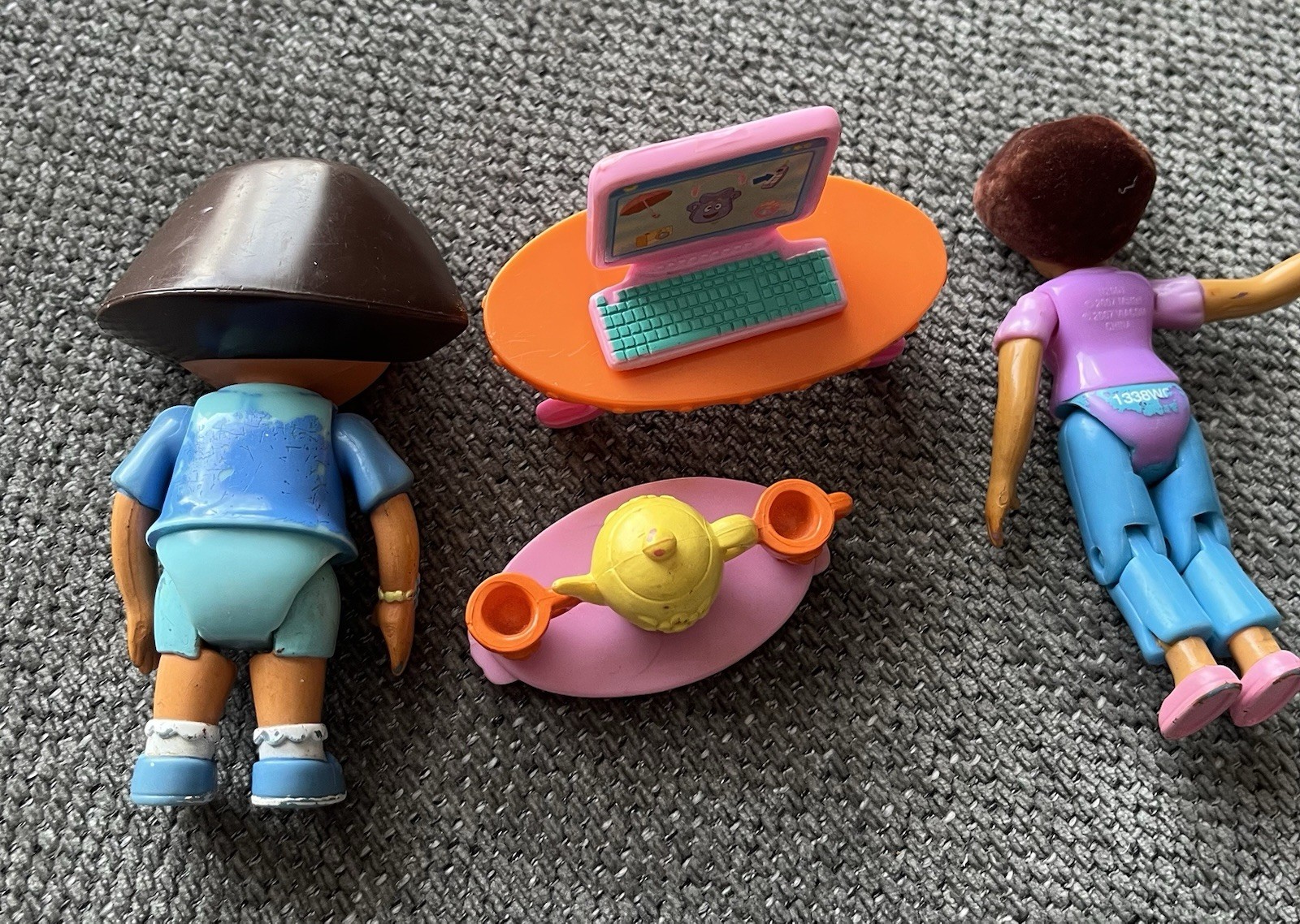 Vintage Dora The Explorer Magic Doll House Furniture & More 20+ Pcs