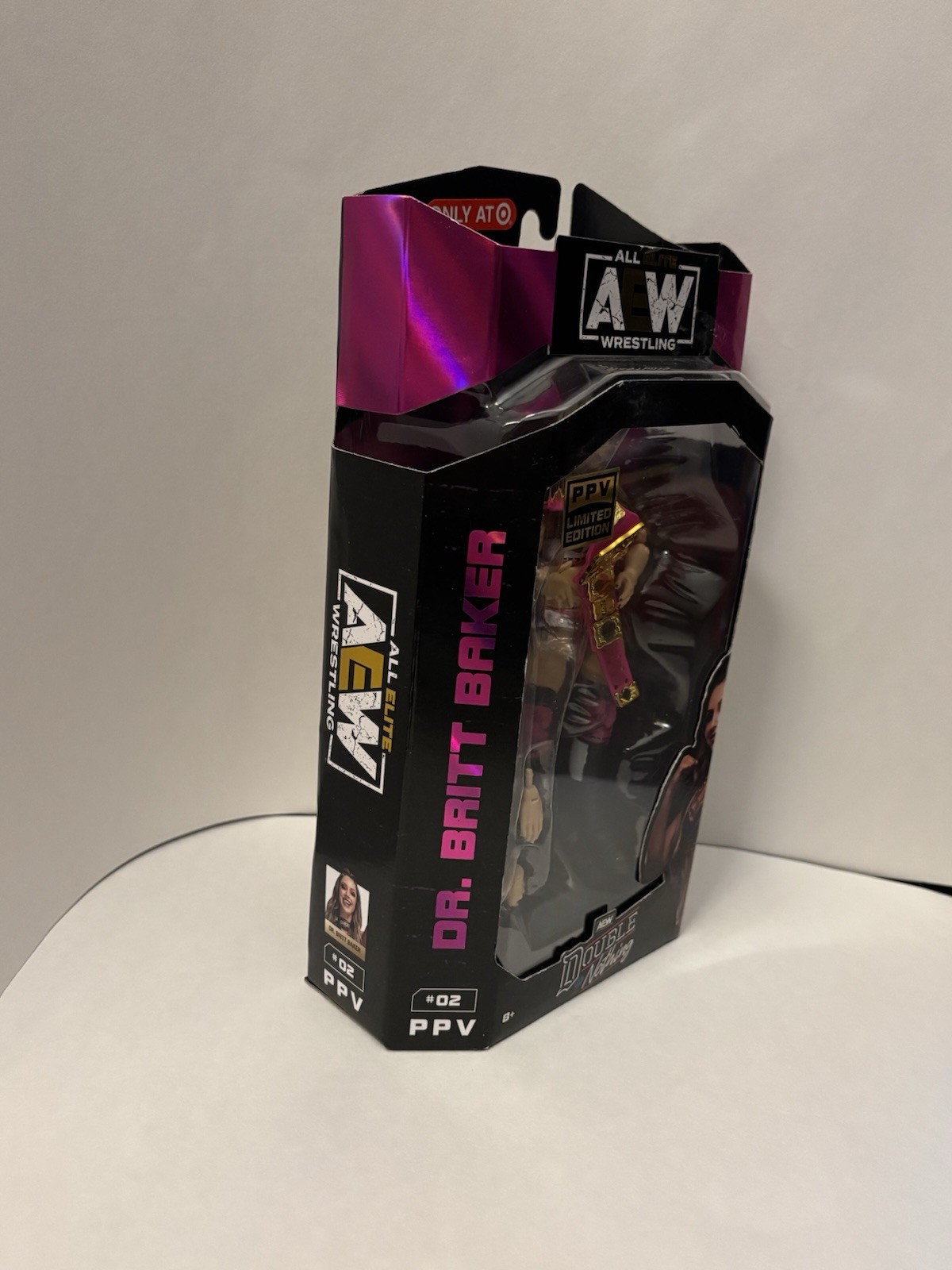 AEW Double or Nothing PPV Limited Edition Dr. Britt Baker #02 Wrestling Figure
