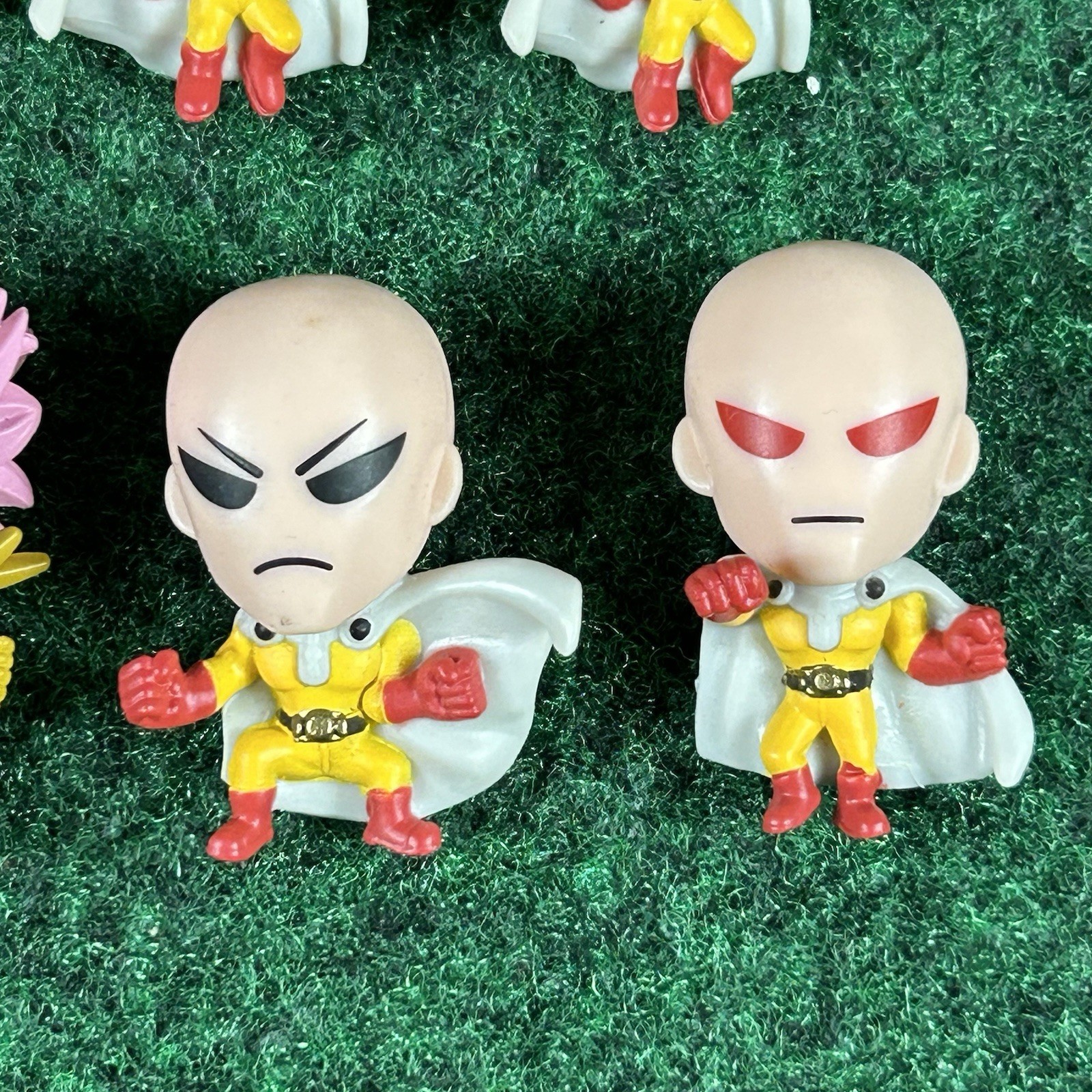One Punch Man & Lord Boros Mini Figures Set Of 10 Opened Used Loose No Stand
