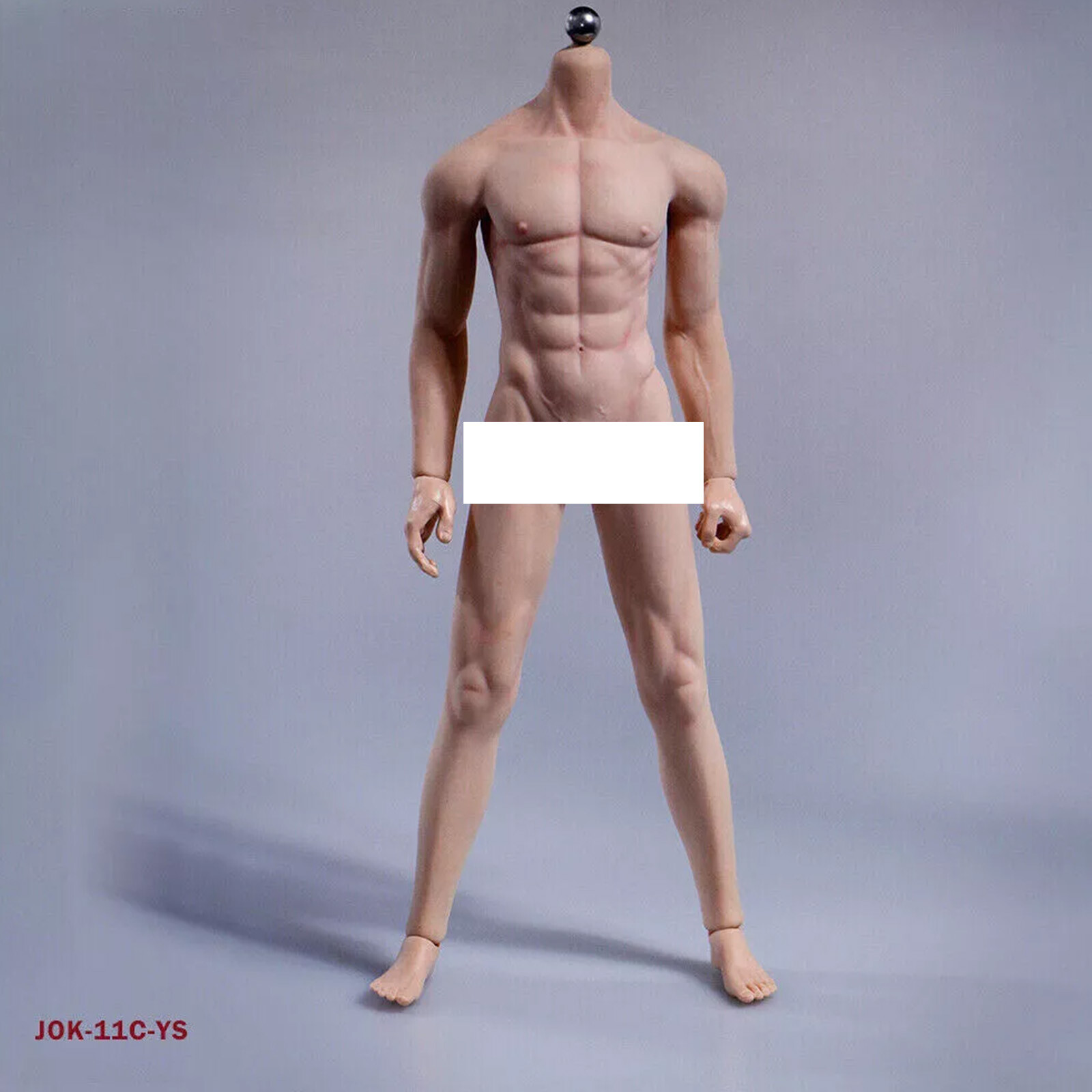 JIAOU DOLL 1/6 Seamless Male Body Doll Male Figure Fit 12&Prime; For Phicen Hot Toys