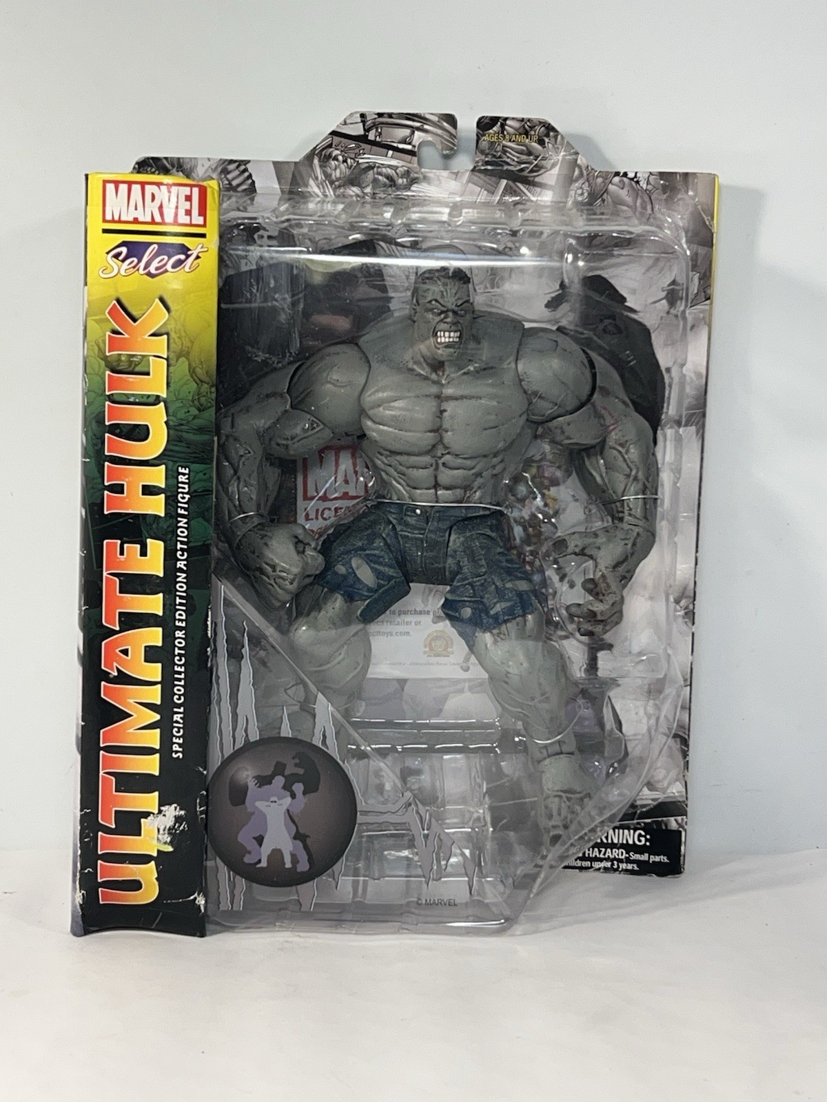 MARVEL Diamond Select “ULTIMATE HULK” 9&Prime; NEW 2013 GREY Incredible Hulk Figure