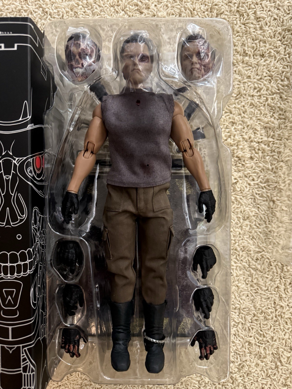 Present Toys Future Warrior PT-SP80 Terminator T-800 1/6 Figure No Jacket US Sel