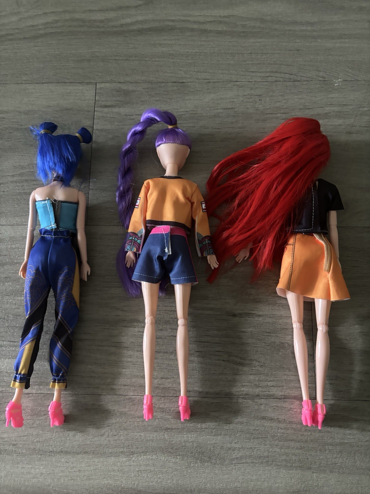 Cosplay Kpop Demon Hunters Dolls Moveable Joint Collectible Figure 3 Pieces