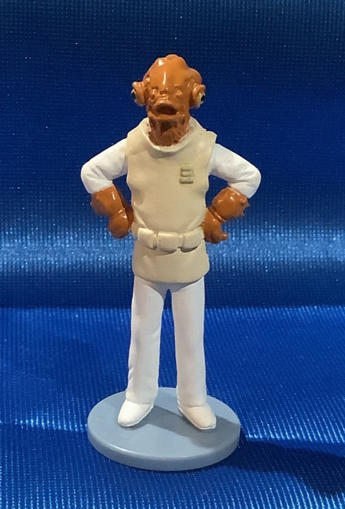 Star Wars ADMIRAL ACKBAR PVC Figure * Applause 1998 Lucasfilm * Height 3&Prime;