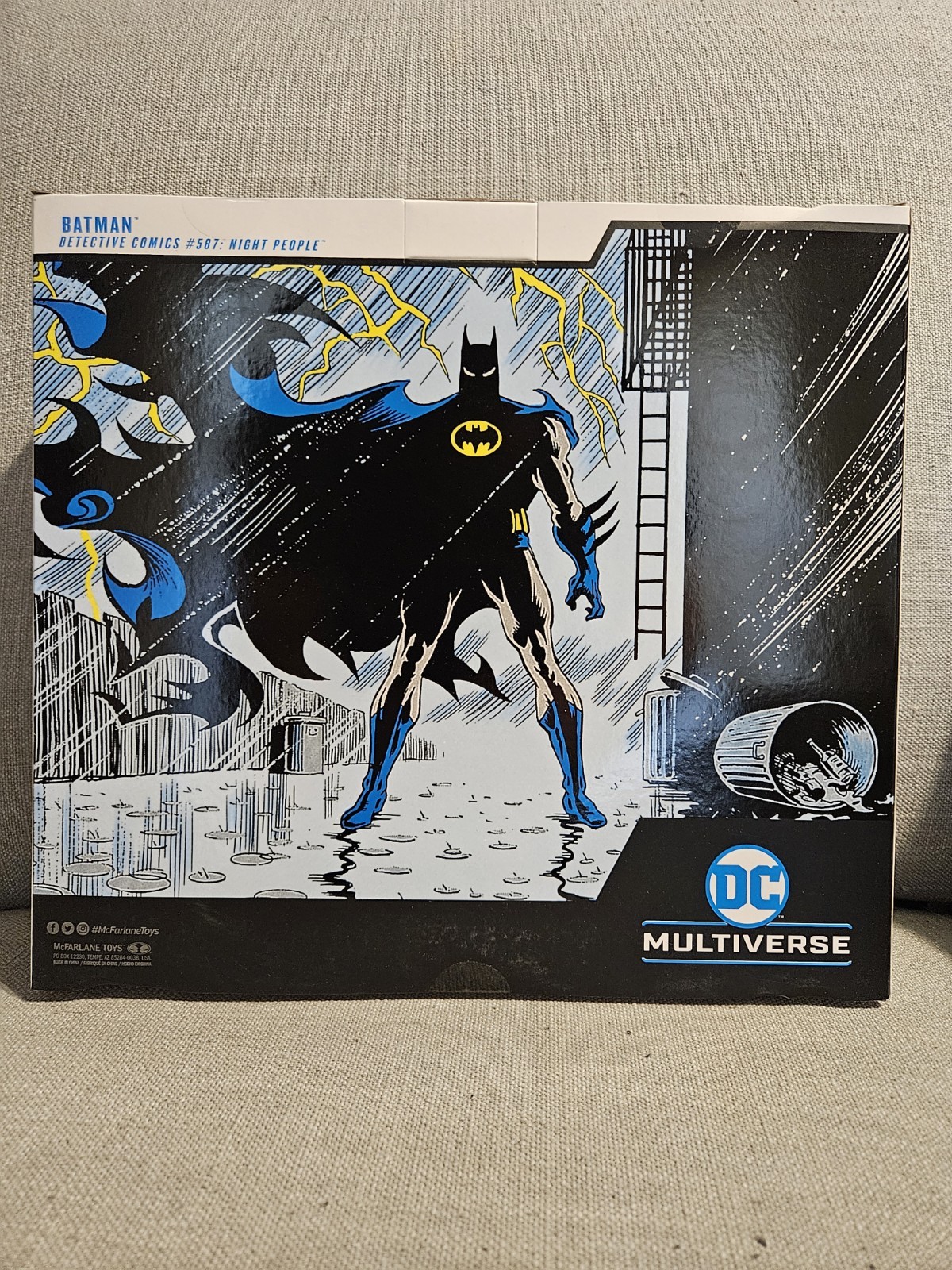 McFarlane Toys DC Multiverse Batman Gold Label Night People Figure Breyfogle