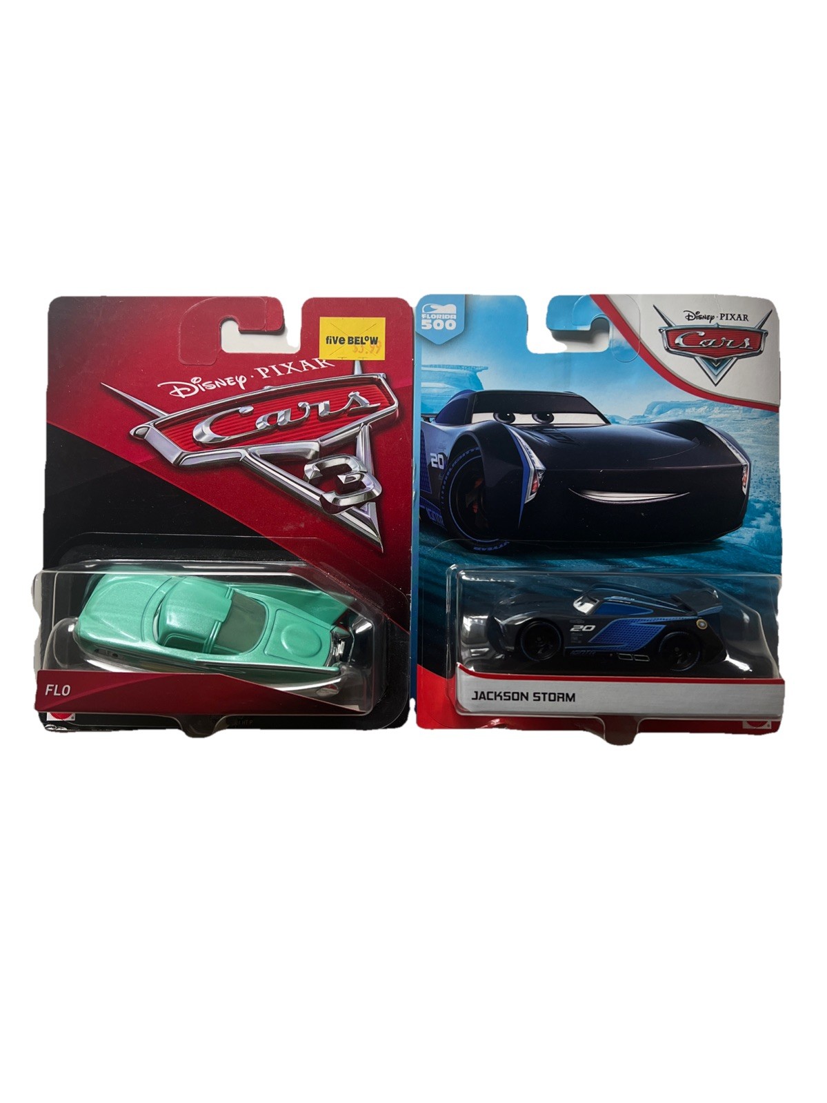 Disney Pixar Cars Jackson Storm Diecast Next Gen Racer Mattel 2024 & Flo 3 Lot
