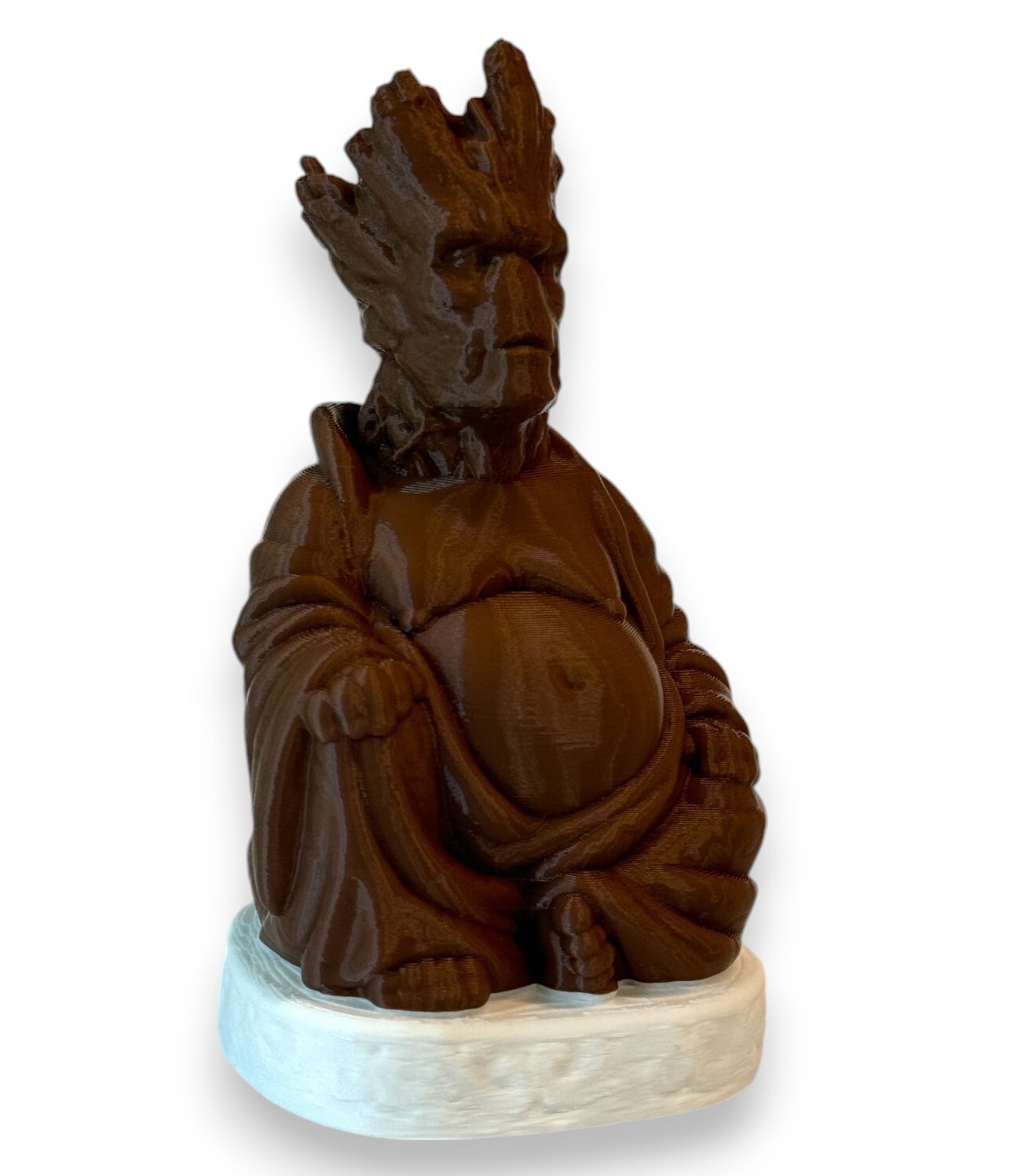 Groot Buddha Figurine Statue 3D Printed