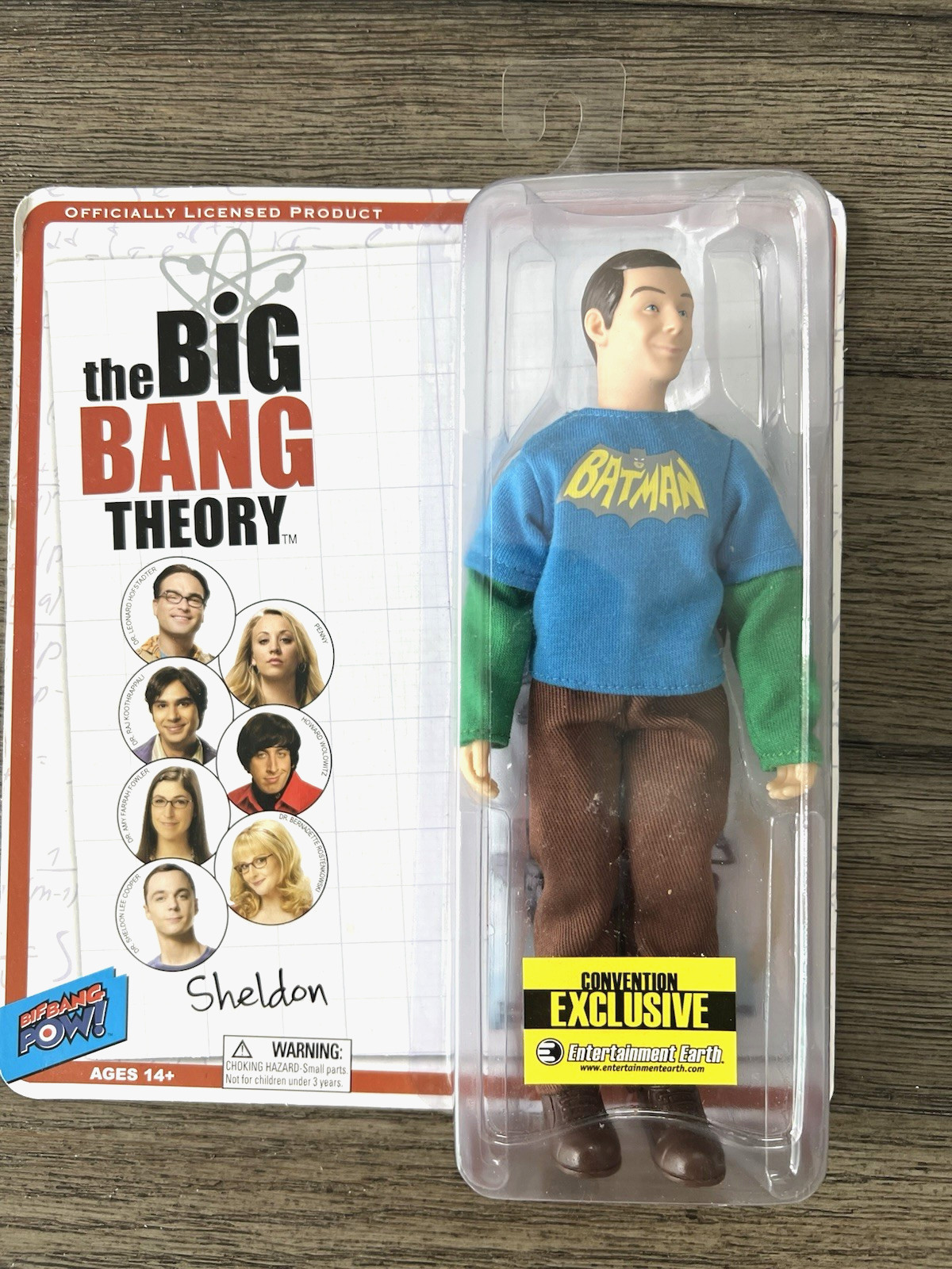 The Big Bang Theory Sheldon Convention Exclusive 8&Prime; Figure New Sealed 2013