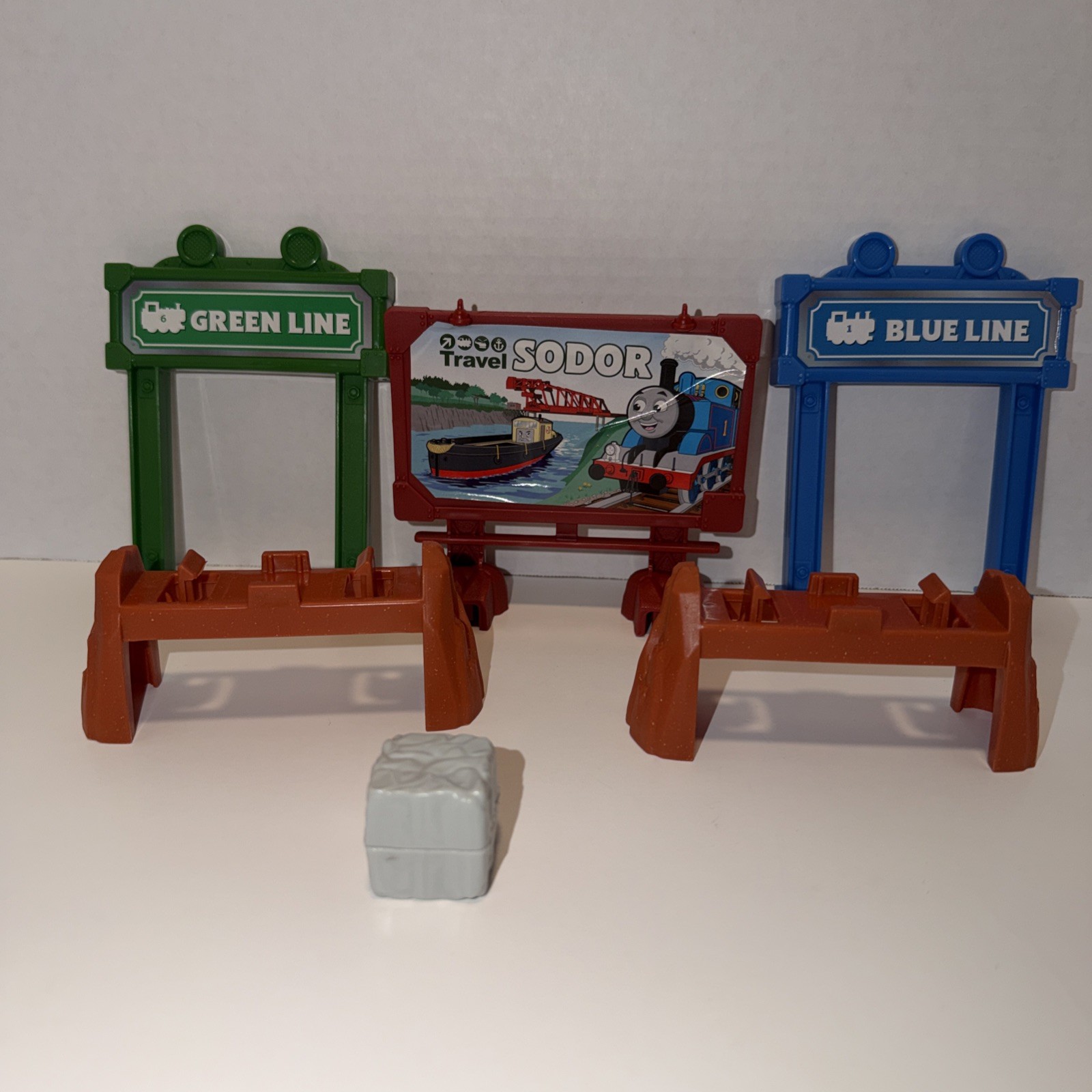 Talking Thomas and Percy Train Track Set Replacement Sign and Landscape Lot of 6