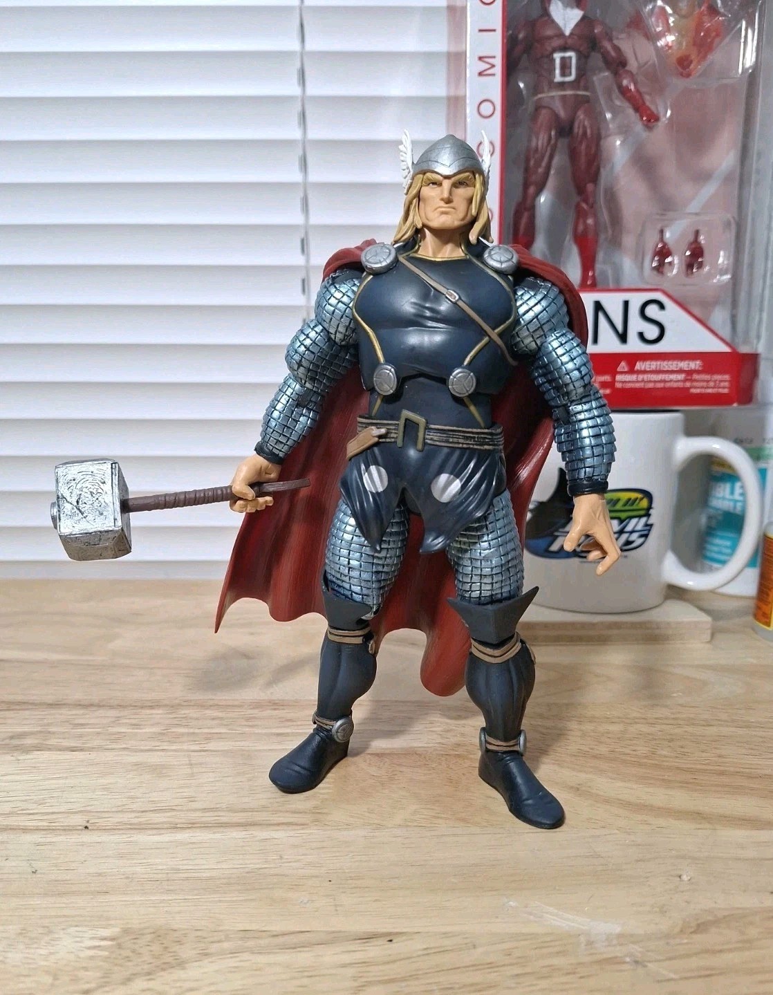 Marvel Legends 7” Thor Action Figure Terrax Wave With Hammer Hasbro 2012